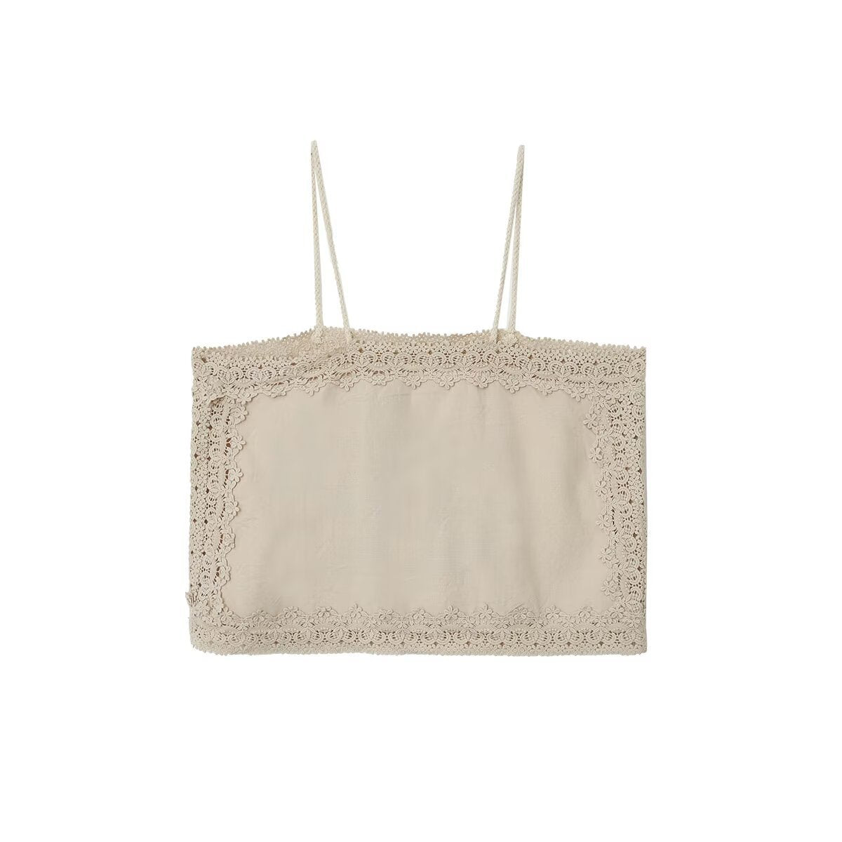 Embroidered camisole top+embroidered shorts set for women
