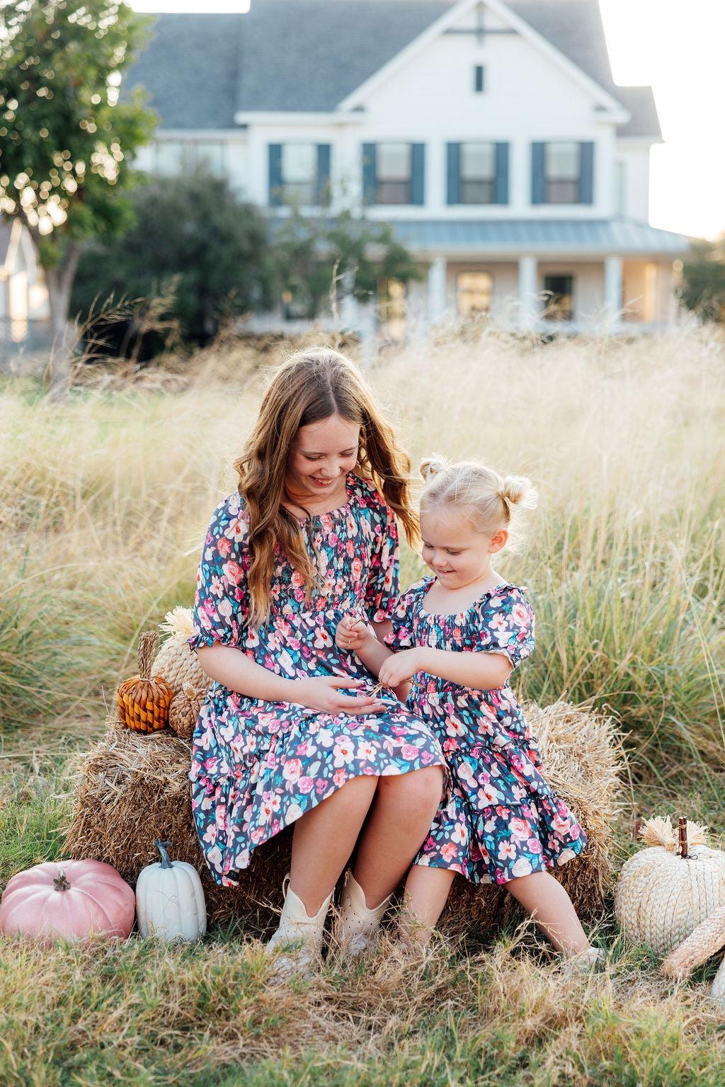 Beauty in Bloom Smocked Ruffle Dress