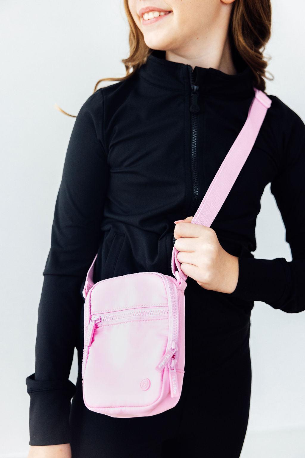 Bubblegum Pink Crossbody Bag