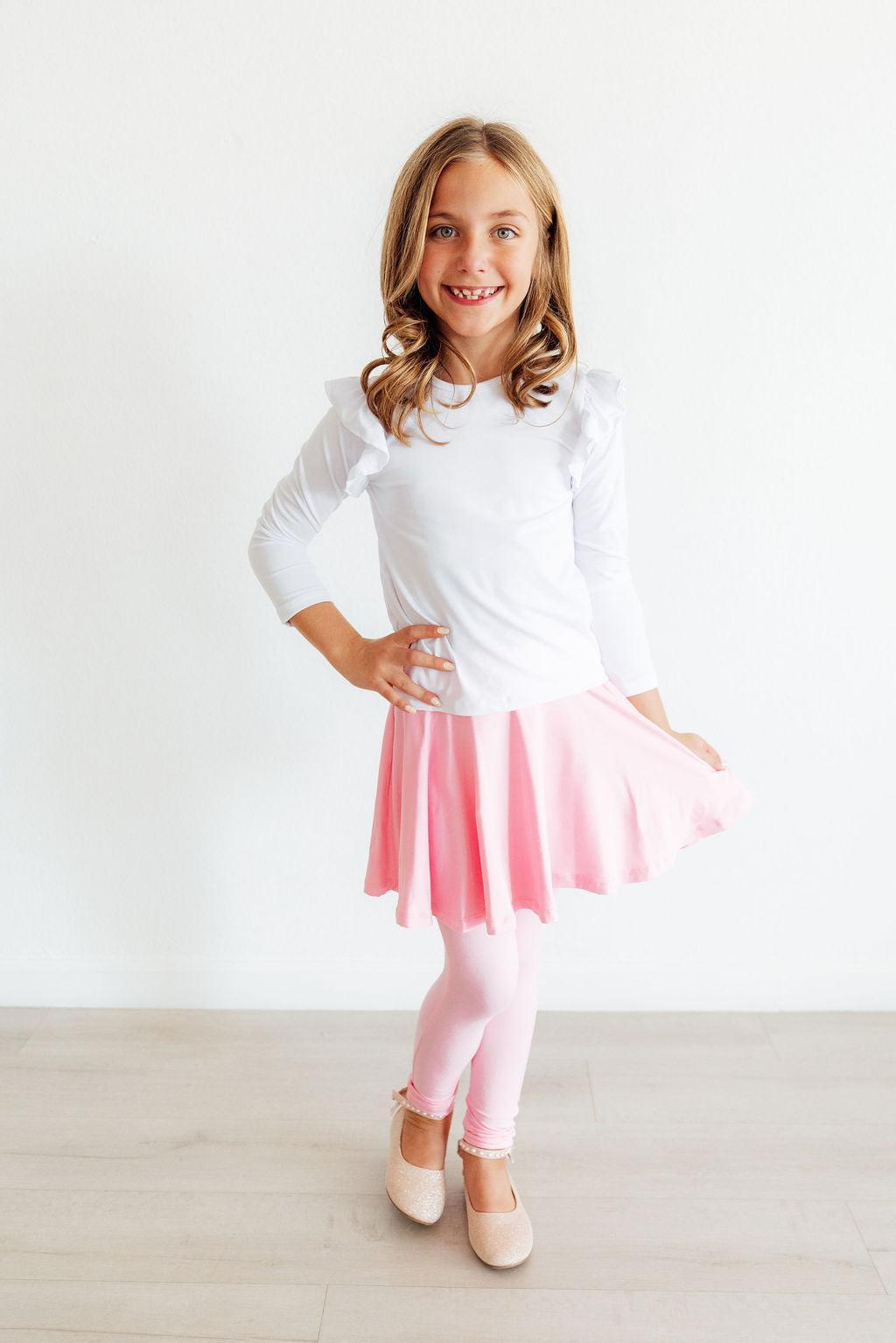 Bubblegum Pink Twirl Skegging