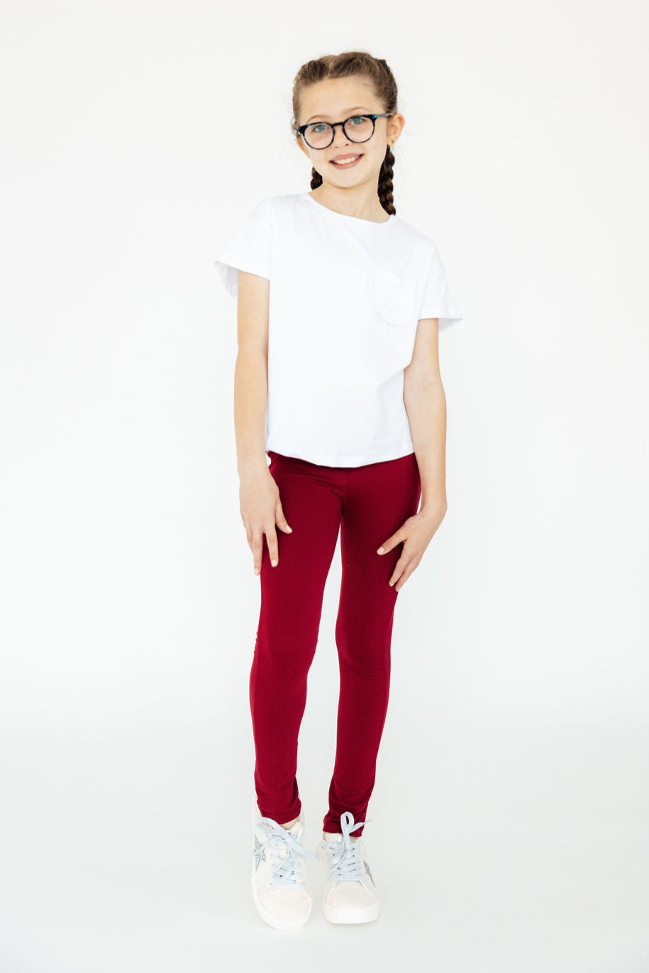 Burgundy Leggings