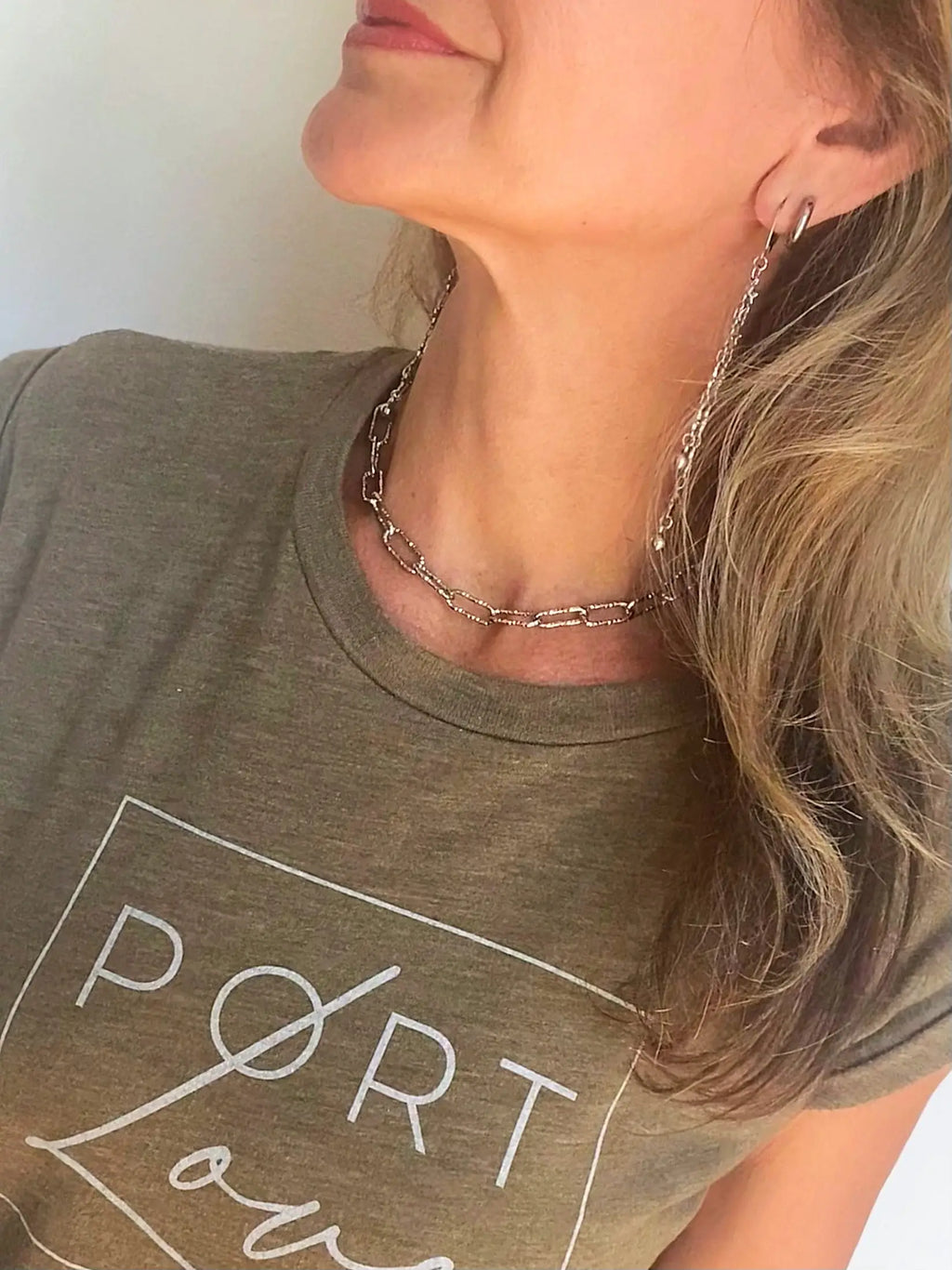 STATEMENT PAPERCLIP NECKLACE