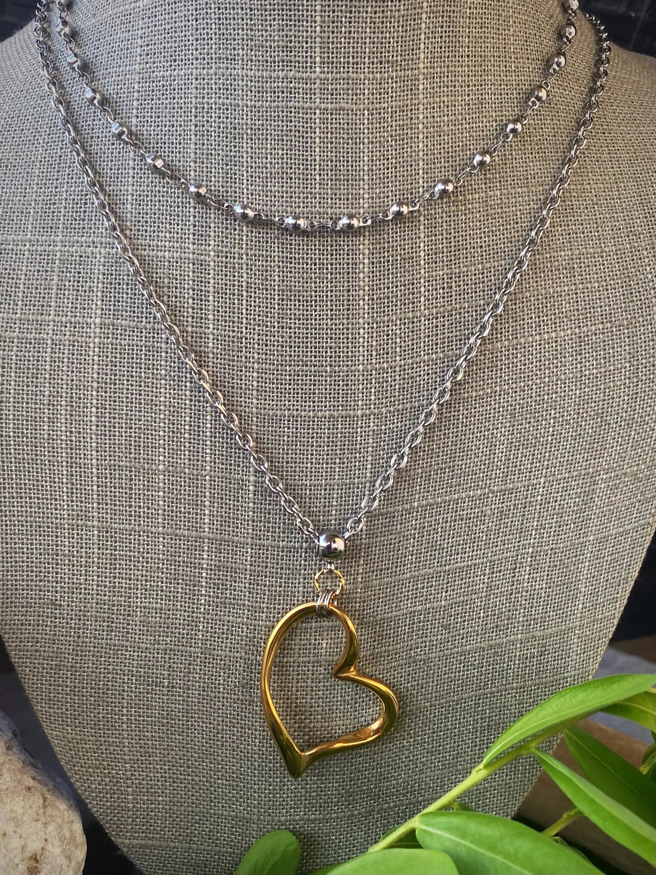 WHIMSICAL HEART NECKLACE