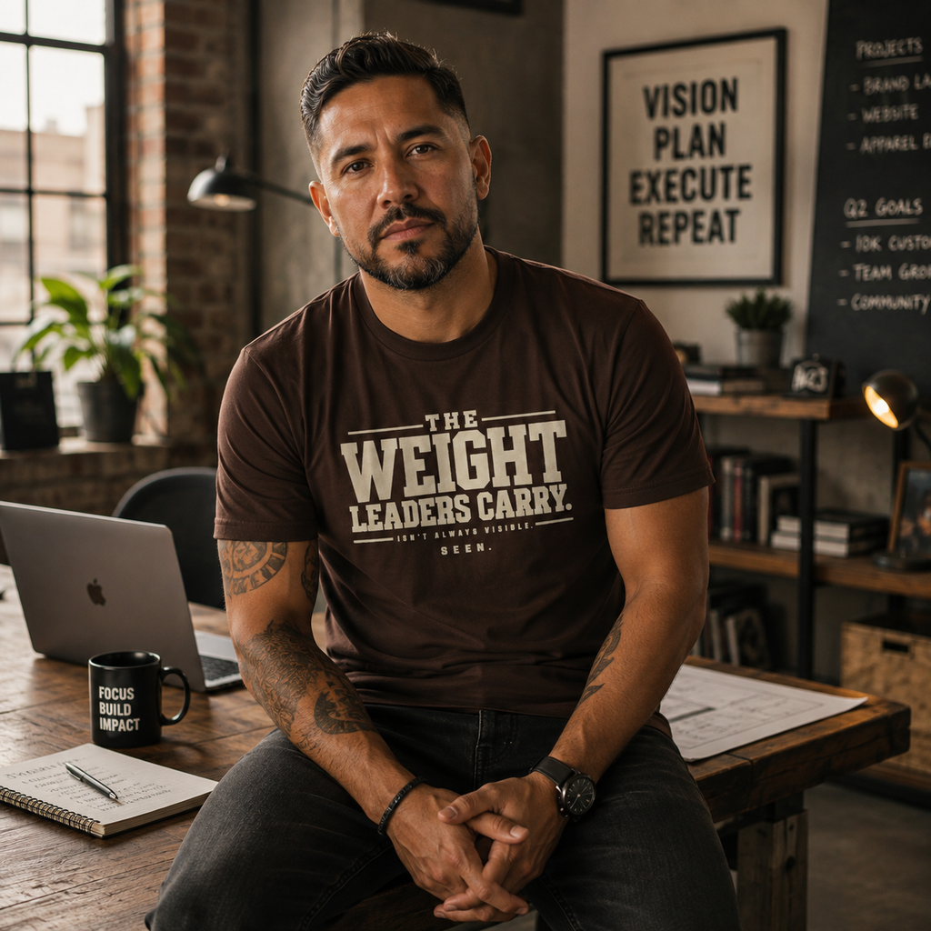 The Weight Leaders Carry Tee — SEEN Movement