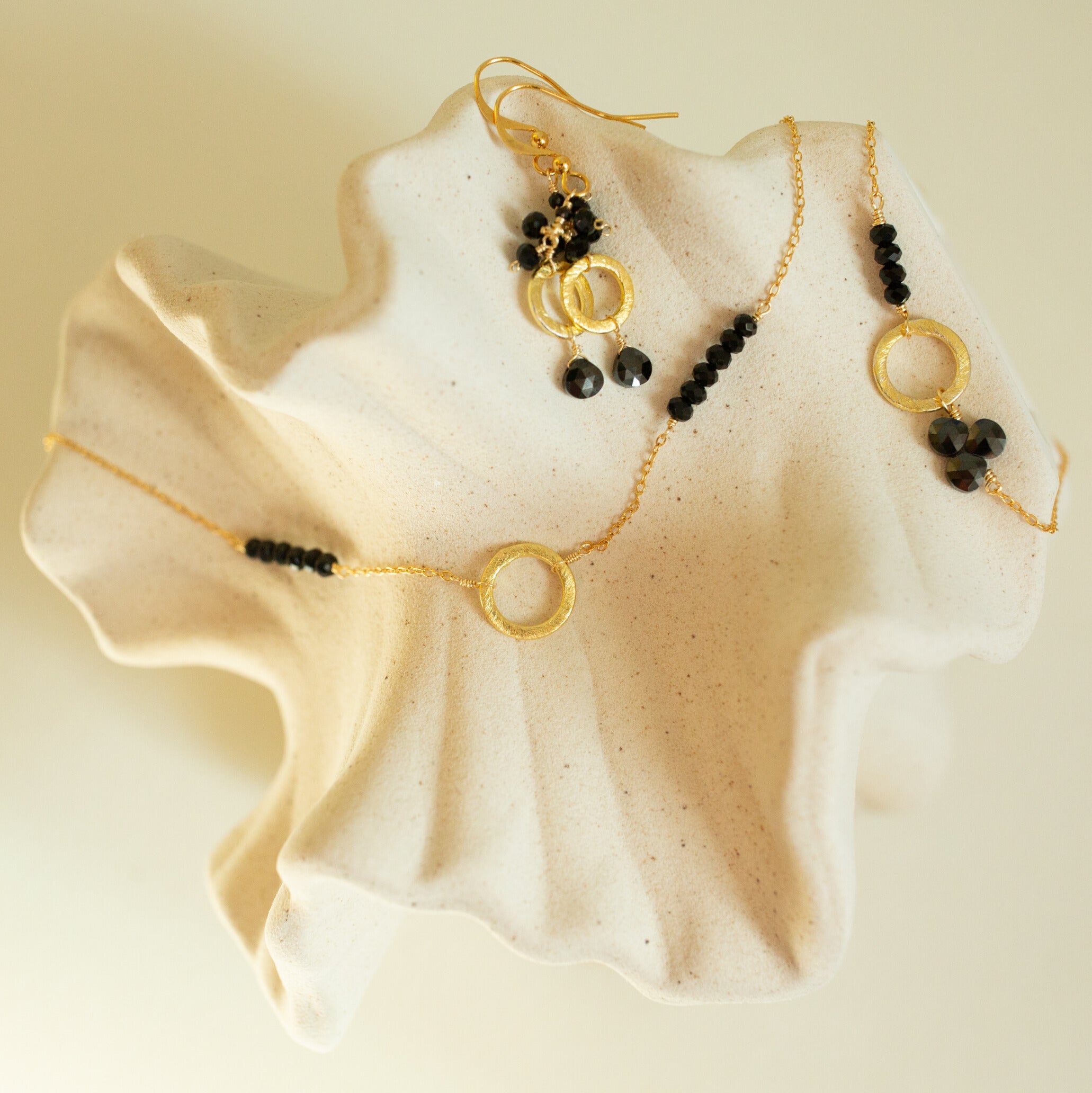 Black Spinel Solara Bracelet
