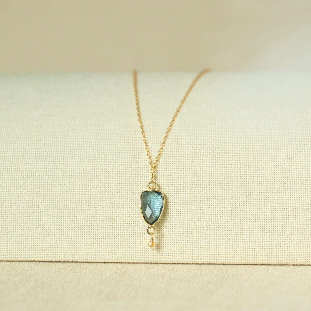 London Blue Gold Isla Necklace