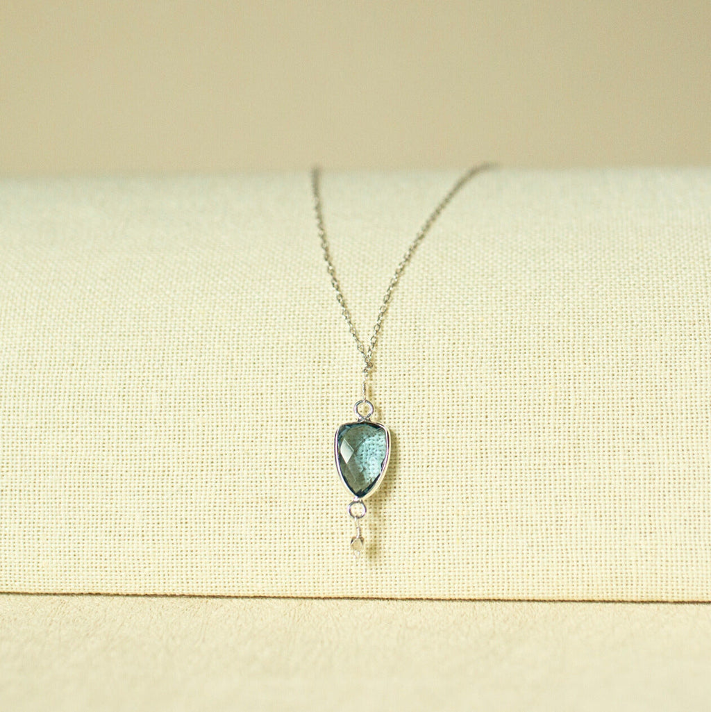 London Blue Silver Isla Necklace