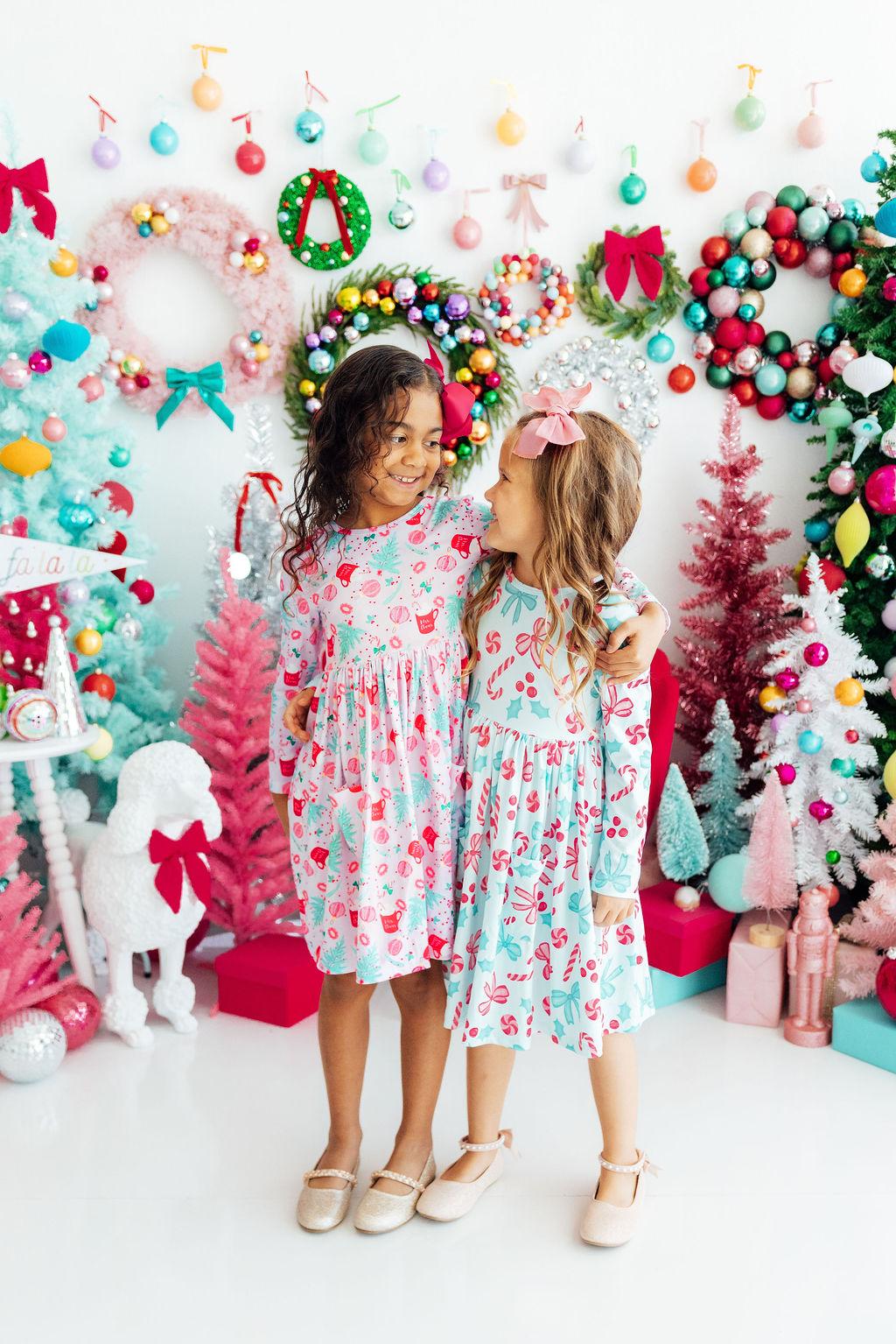 Cocoa Kisses L/S Pocket Twirl Dress