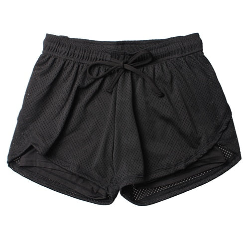 Sport Shorts Women Fitness Clothes Summer Mesh Workout Lulu Running Gym Yoga Shorts