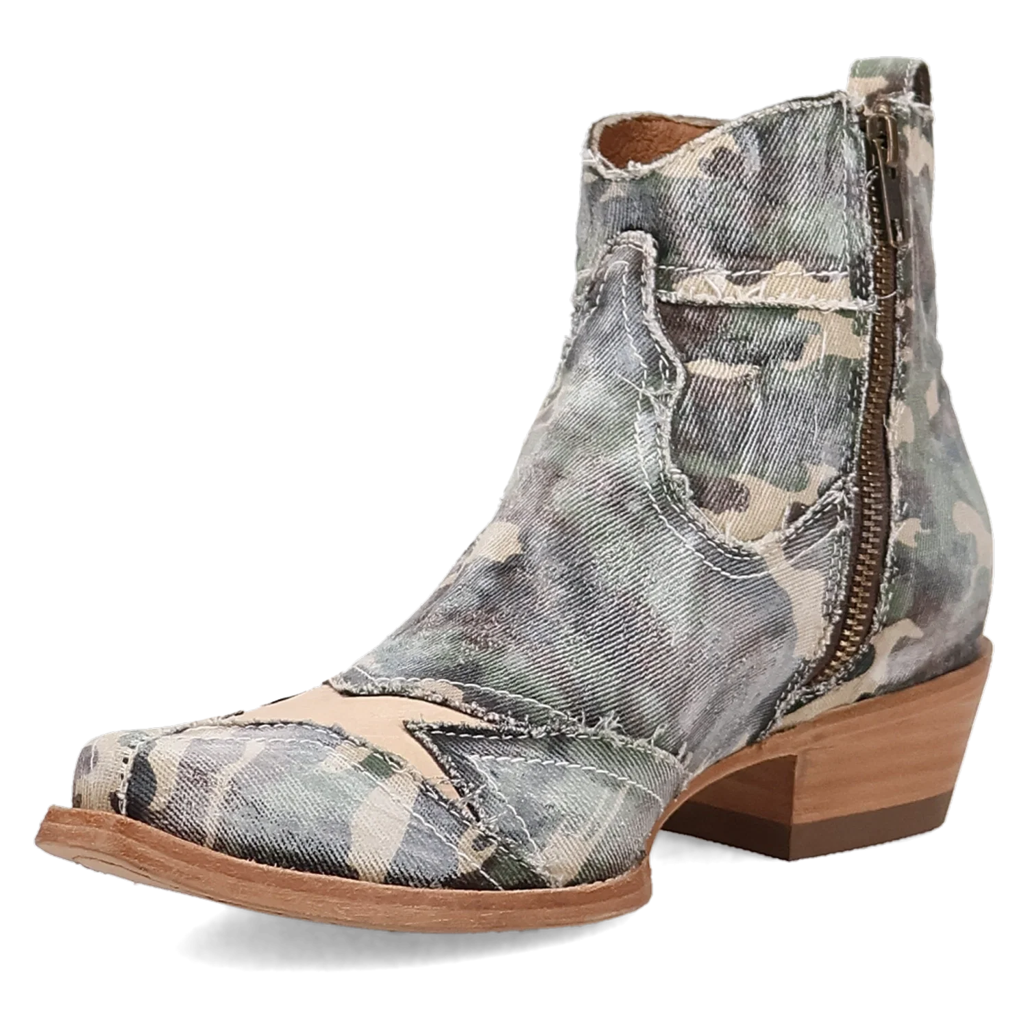Dan Post Stardust - Women's Denim Cowgirl Booties