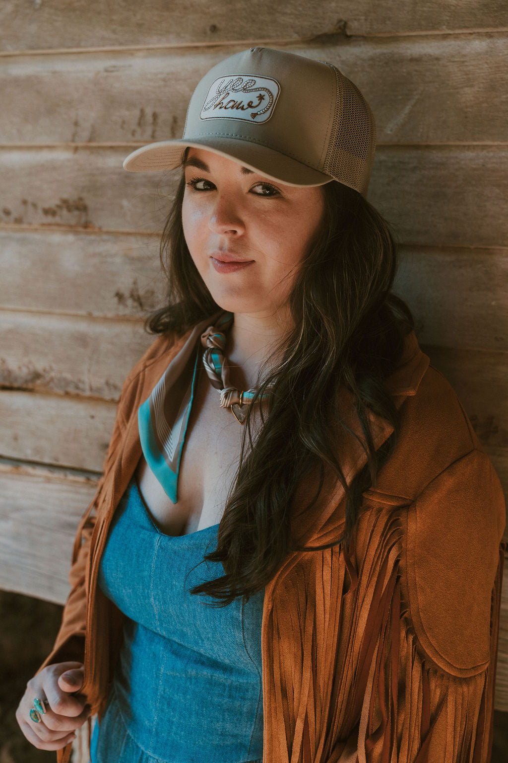 YeeHaw Embroidered Patch on Structured Cap