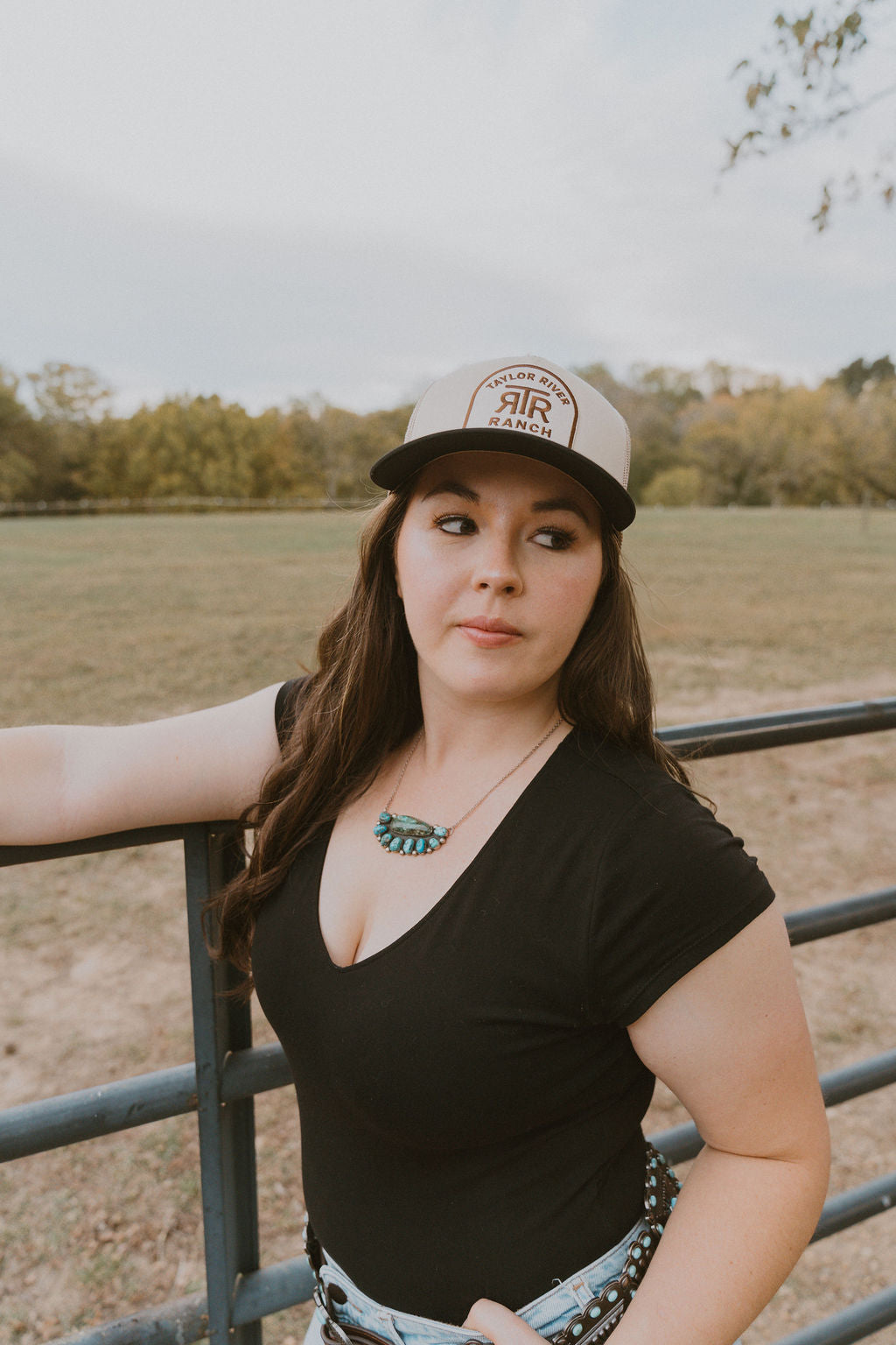 Taylor River Ranch Embroidered Patch - Select Trucker Hat