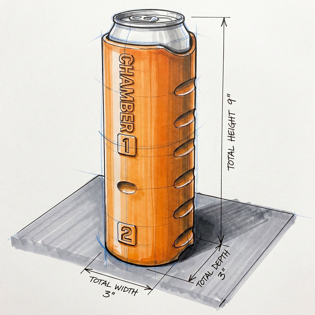 THE DEUCE | 2 Can Cooler | Beer Sleeve