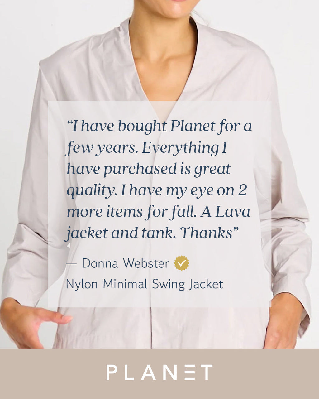 Nylon Minimal Swing Jacket - Black