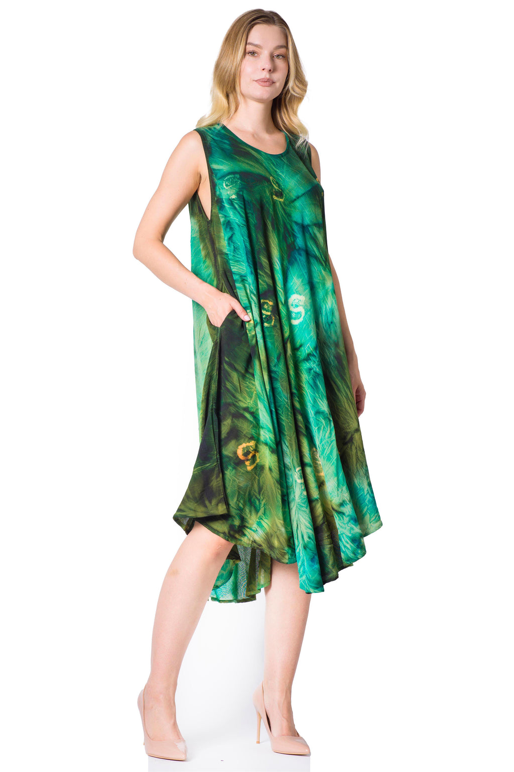 Sakkas Starlight Caftan Tank Dress / Cover Up
