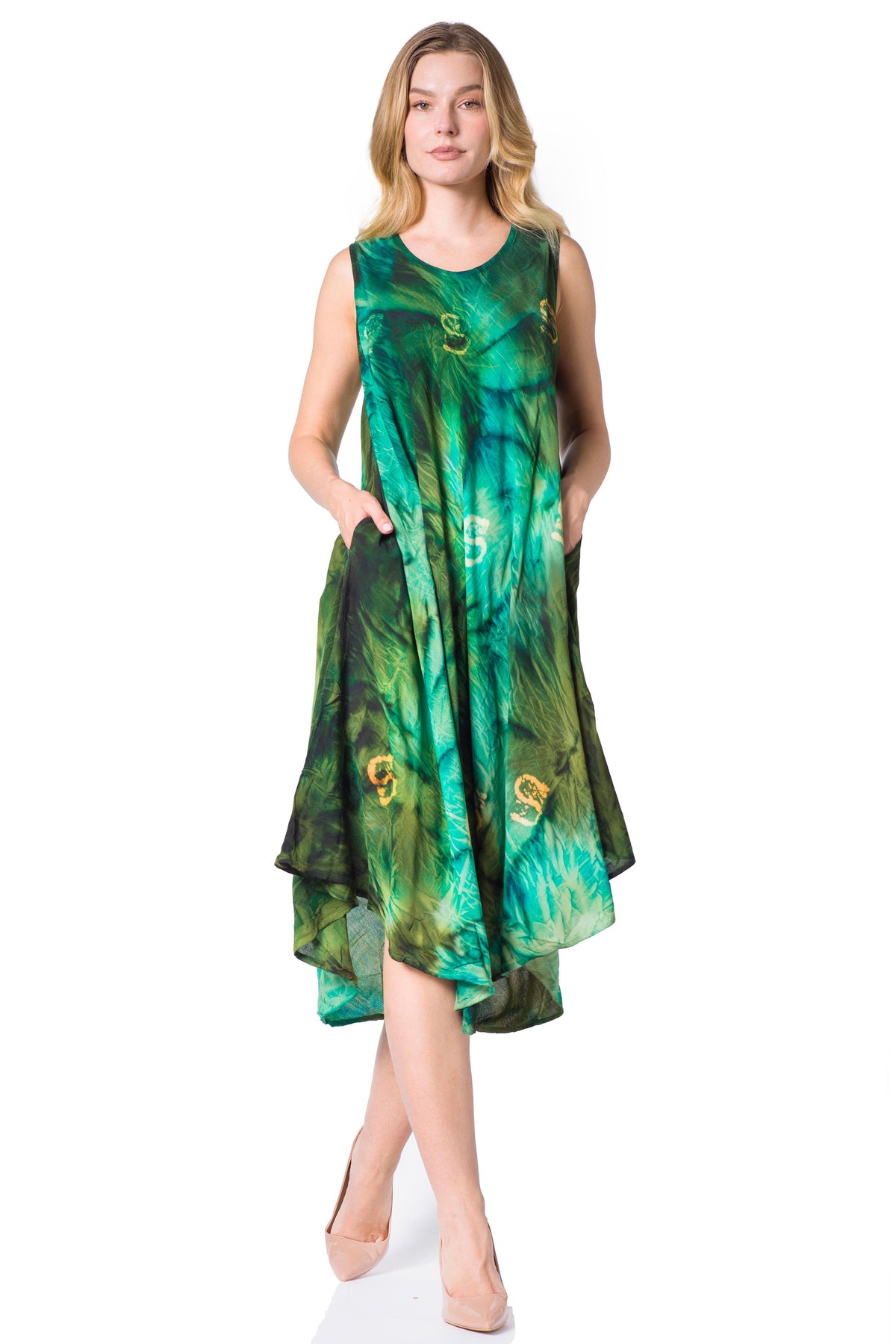 Sakkas Starlight Caftan Tank Dress / Cover Up