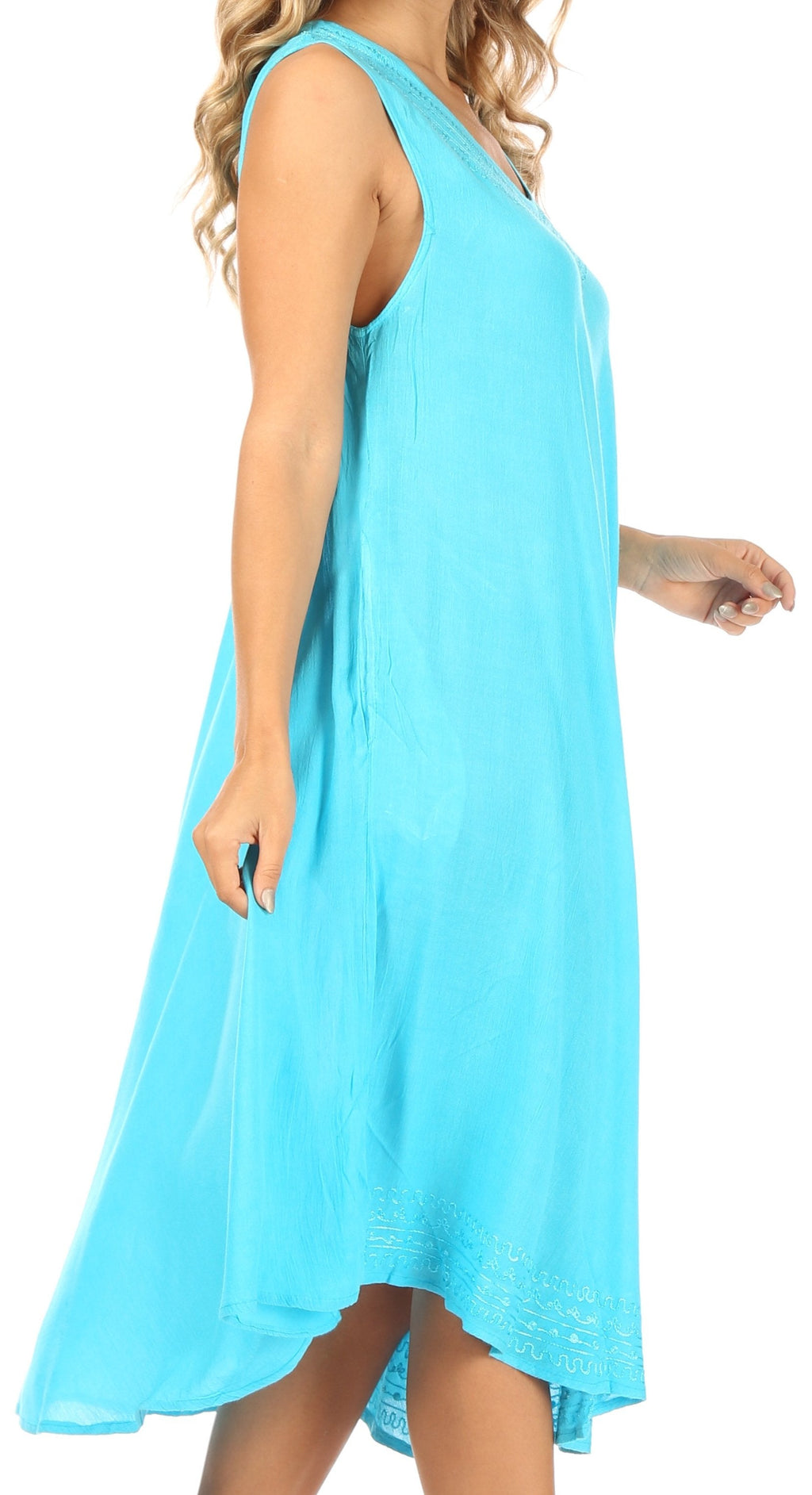 Sakkas Everyday Essentials Caftan Tank Dress / Cover Up
