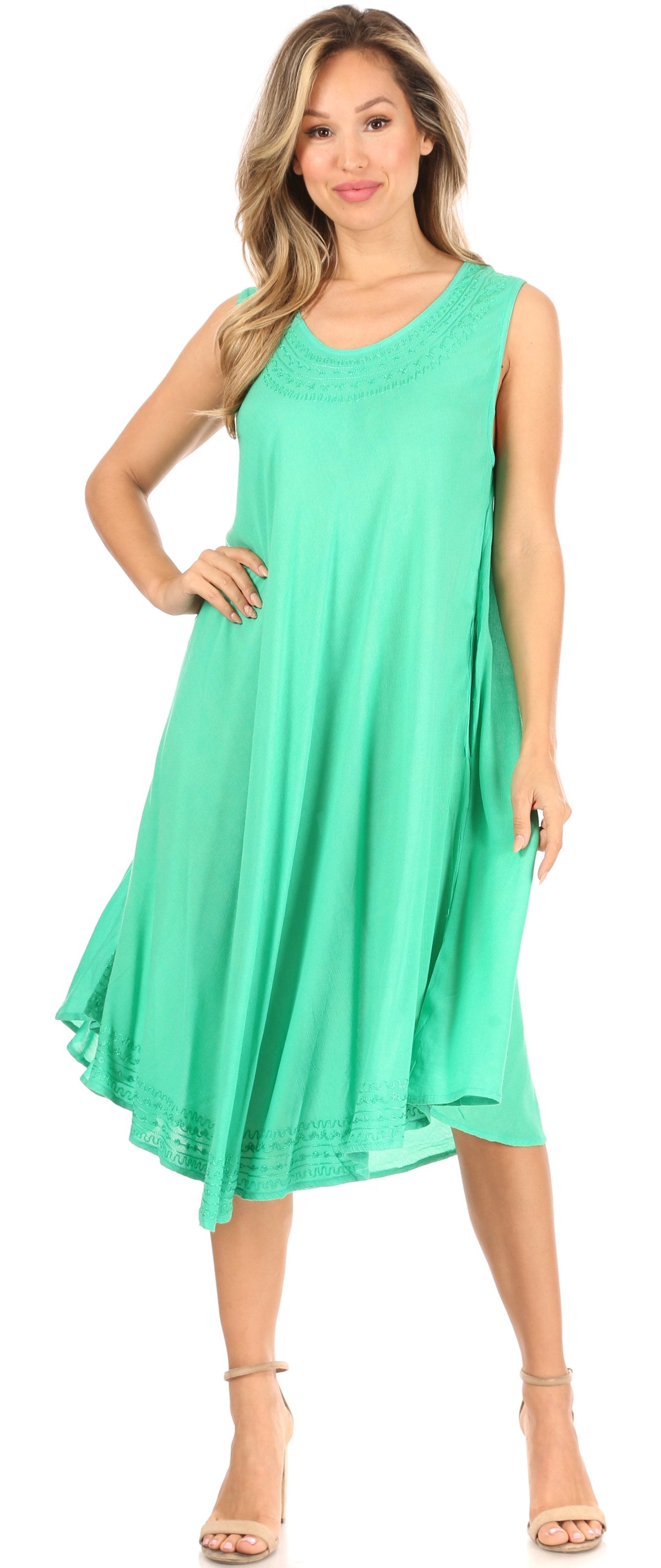 Sakkas Everyday Essentials Caftan Tank Dress / Cover Up