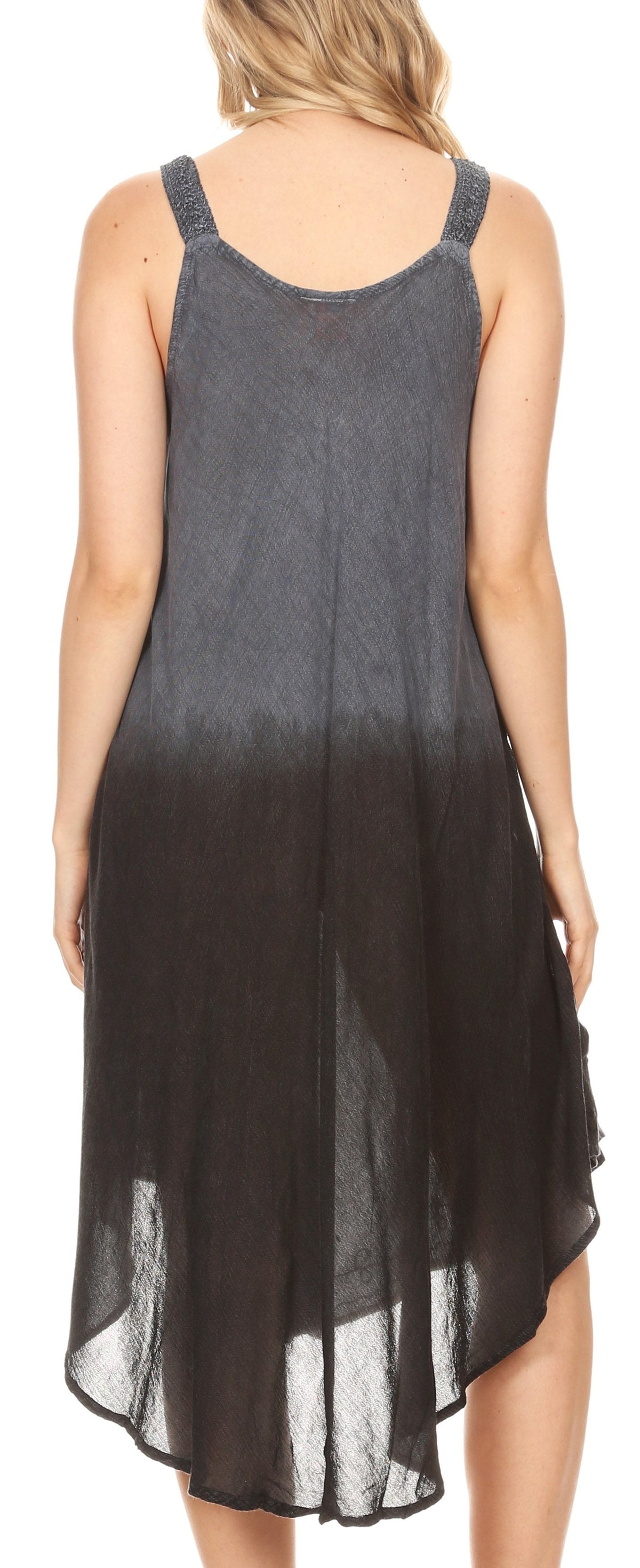 Sakkas Liz  Women's Maxi Loose Sleeveless Summer Casual Tank Dress Cover-up Caftan