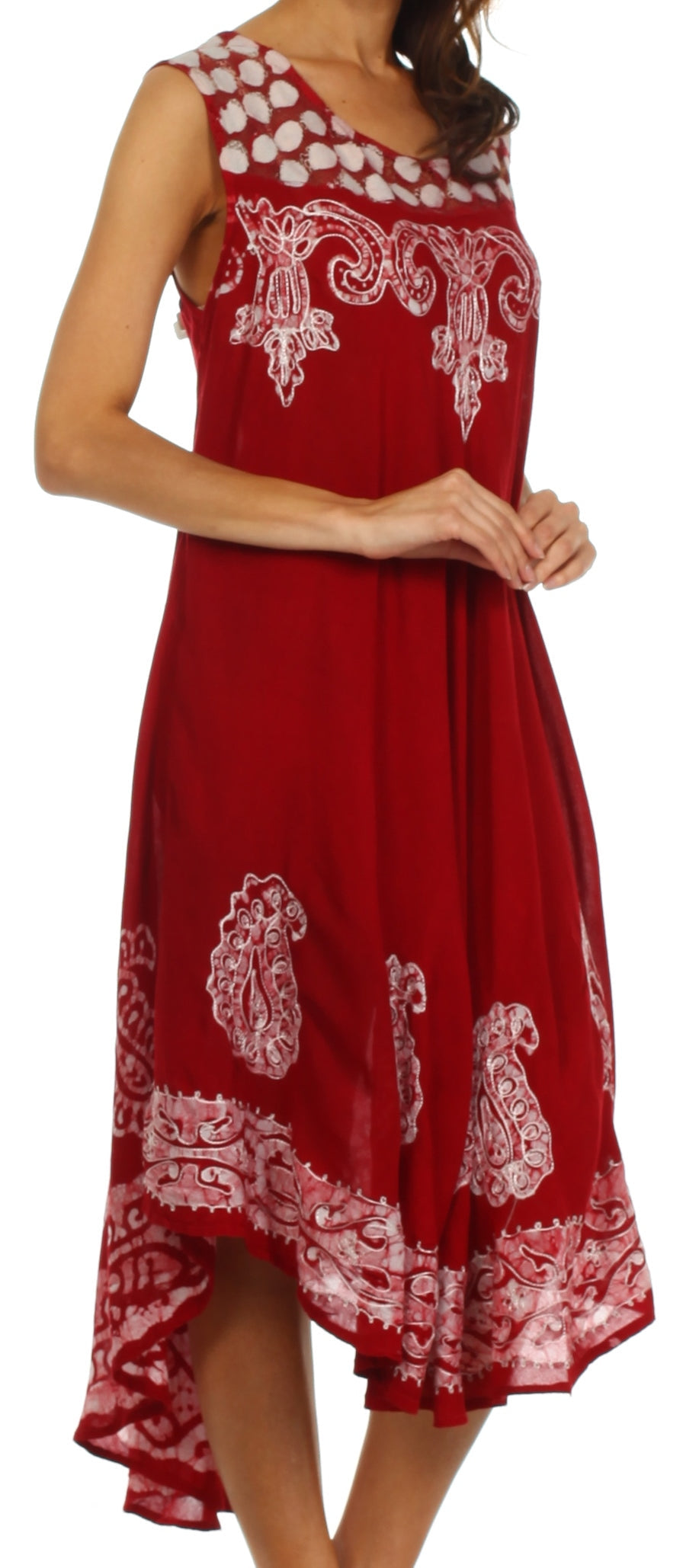 Sakkas Zayna Embroidered Caftan Dress