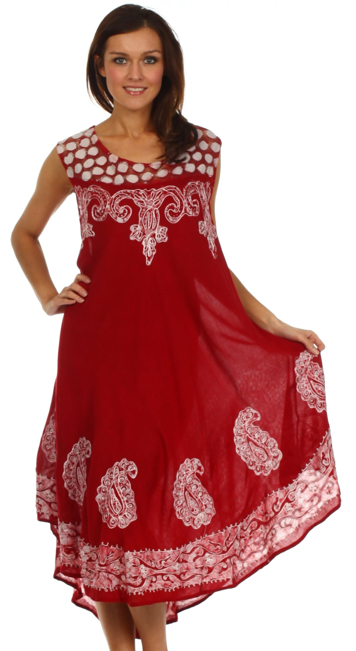 Sakkas Zayna Embroidered Caftan Dress