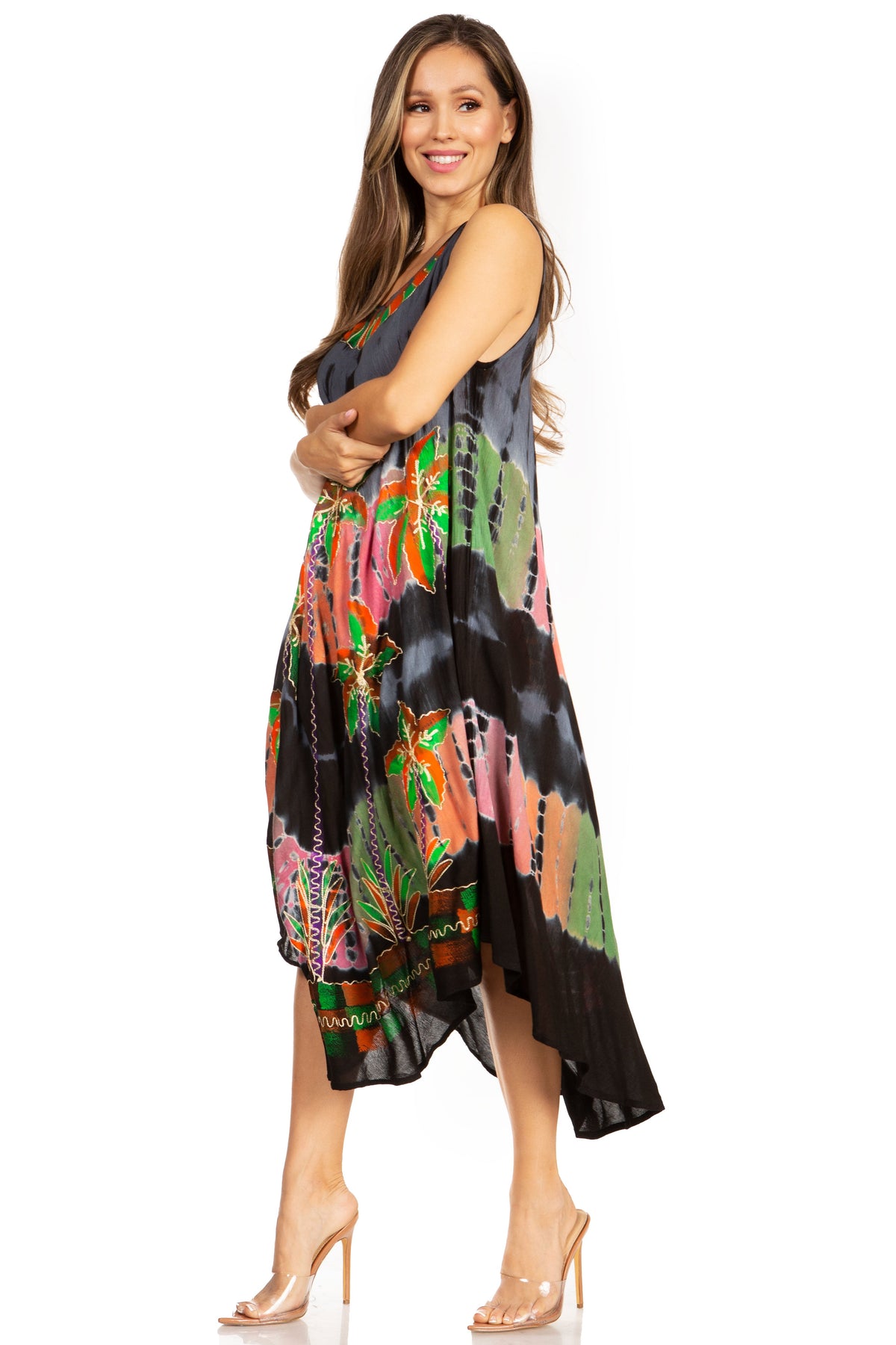 Sakkas Tasanee Caftan Tank Dress / Cover Up