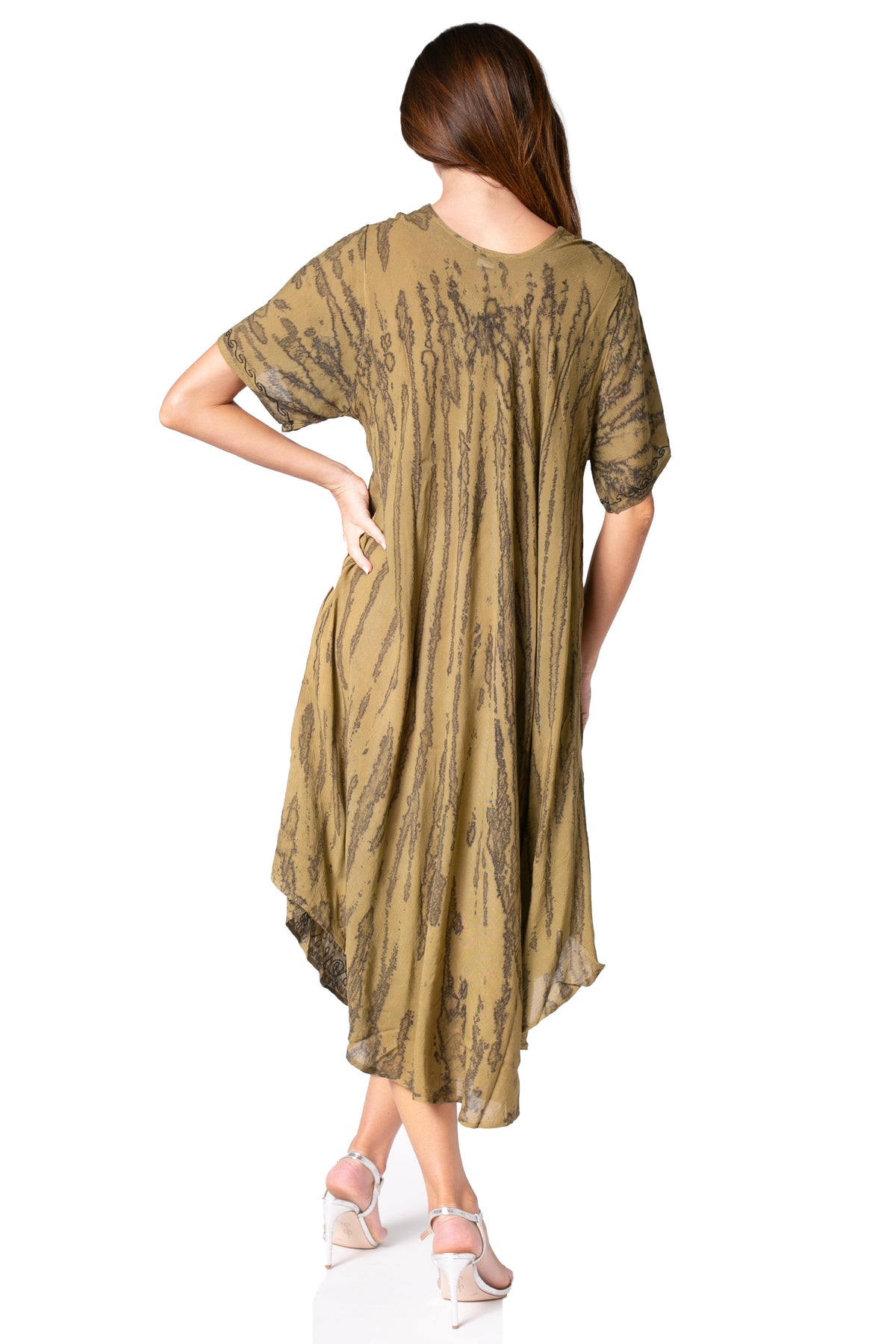 Sakkas Viveka Embroidered Caftan Dress