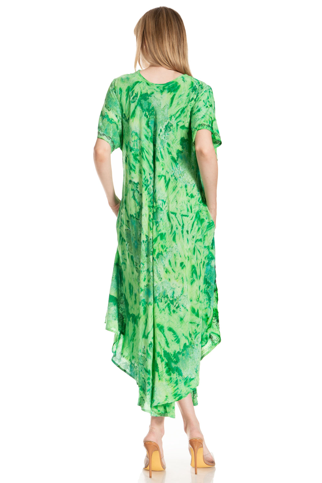 Sakkas Viveka Embroidered Caftan Dress
