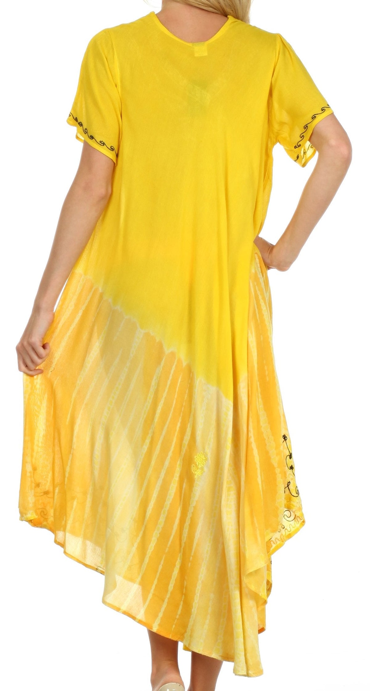 Sakkas Viveka Embroidered Caftan Dress