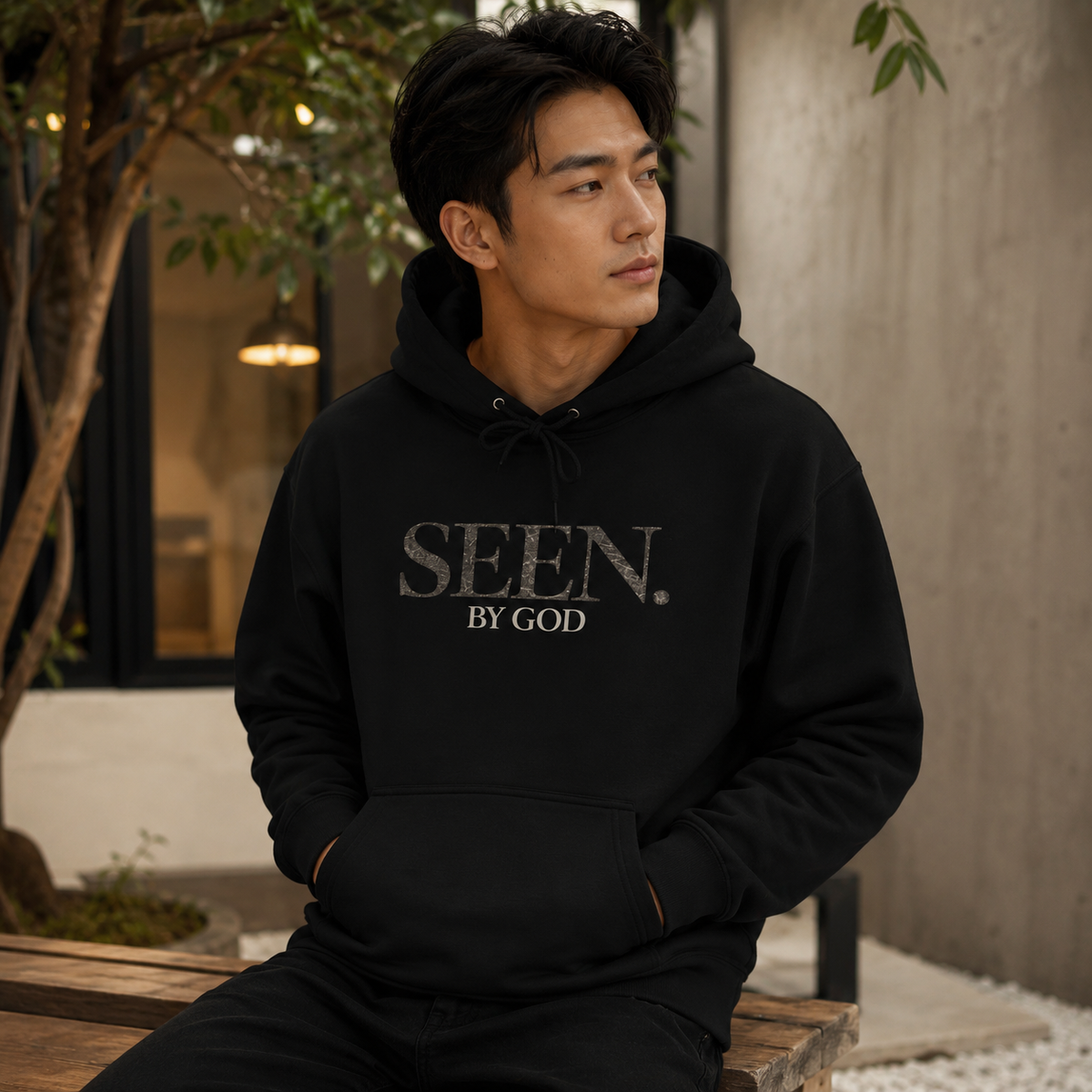 SEEN. By God Hoodie – Premium Faith-Based Streetwear Fleece Pullover