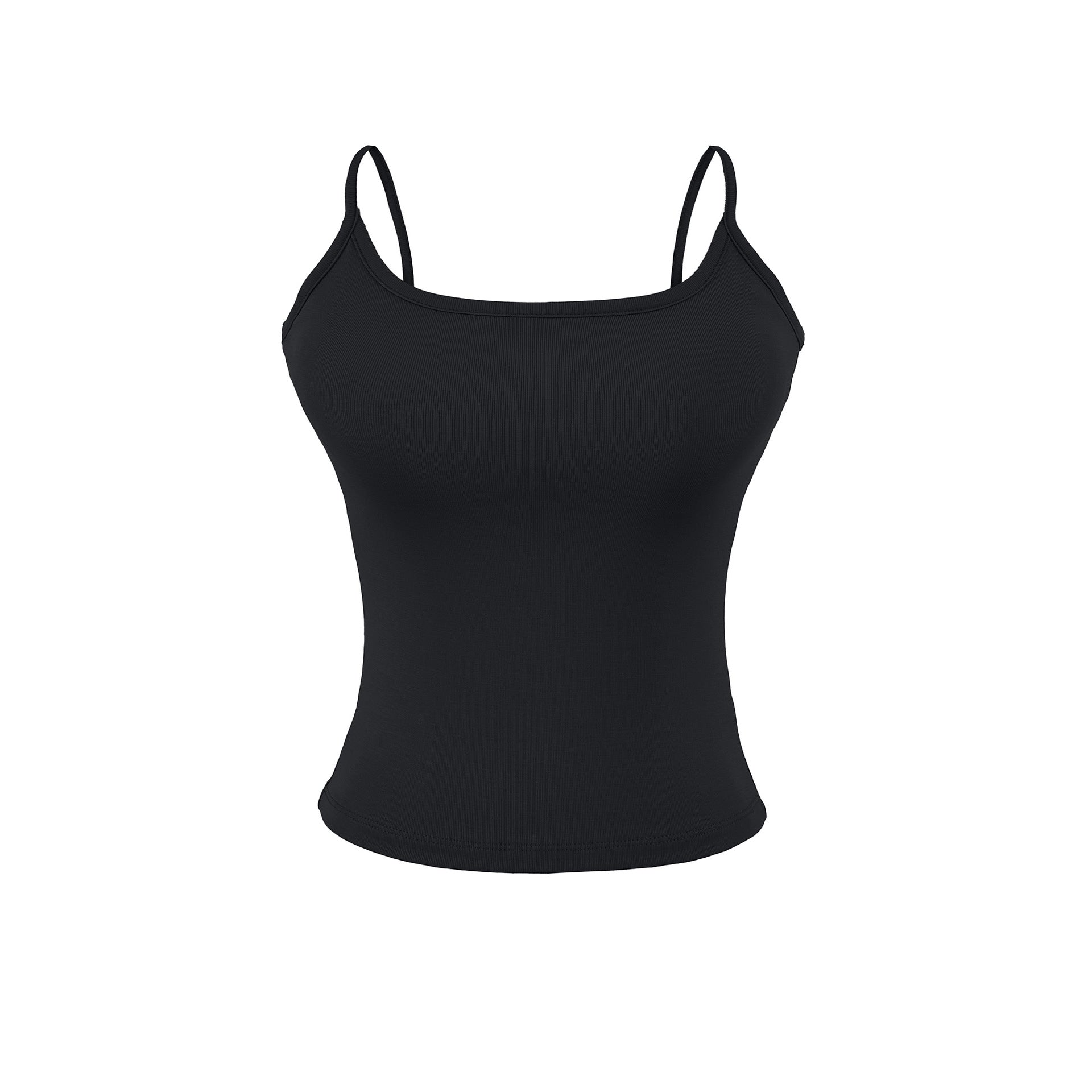 U-neck waist cinching tank top
