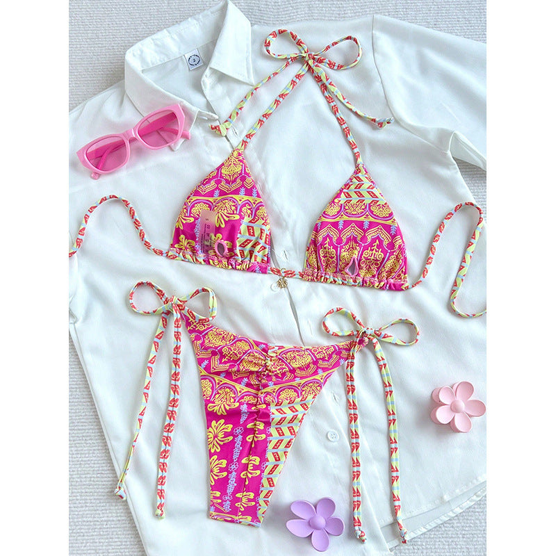 Three-Piece Beach Swimwear Style Bathing Suit