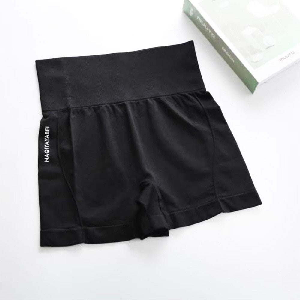 Women Gym High Waist Workout Shorts Vital Seamless Fitness Yoga Shorts Scrunch Butt Yoga Running Shorts Sport