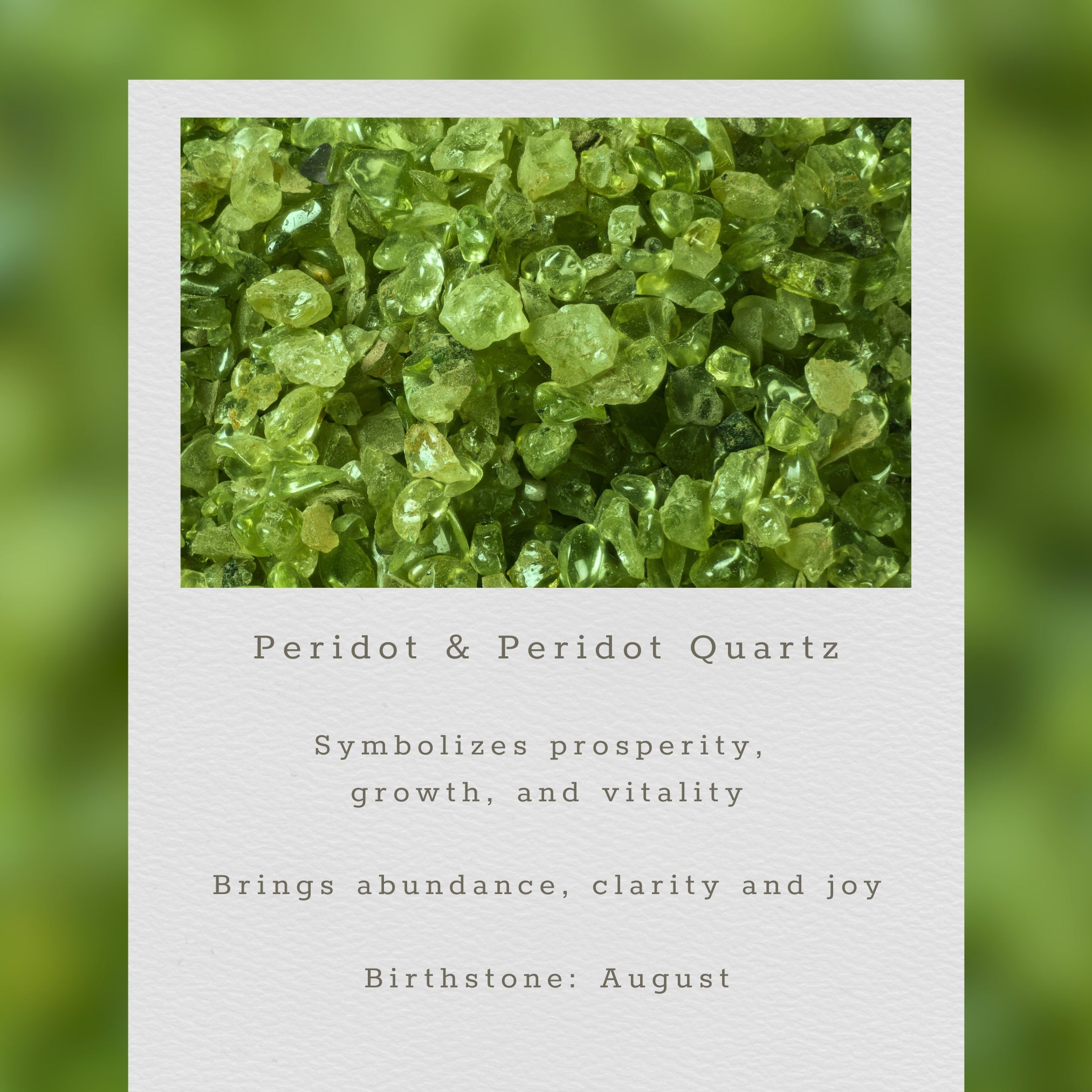 Peridot Ballet Drop Earrings