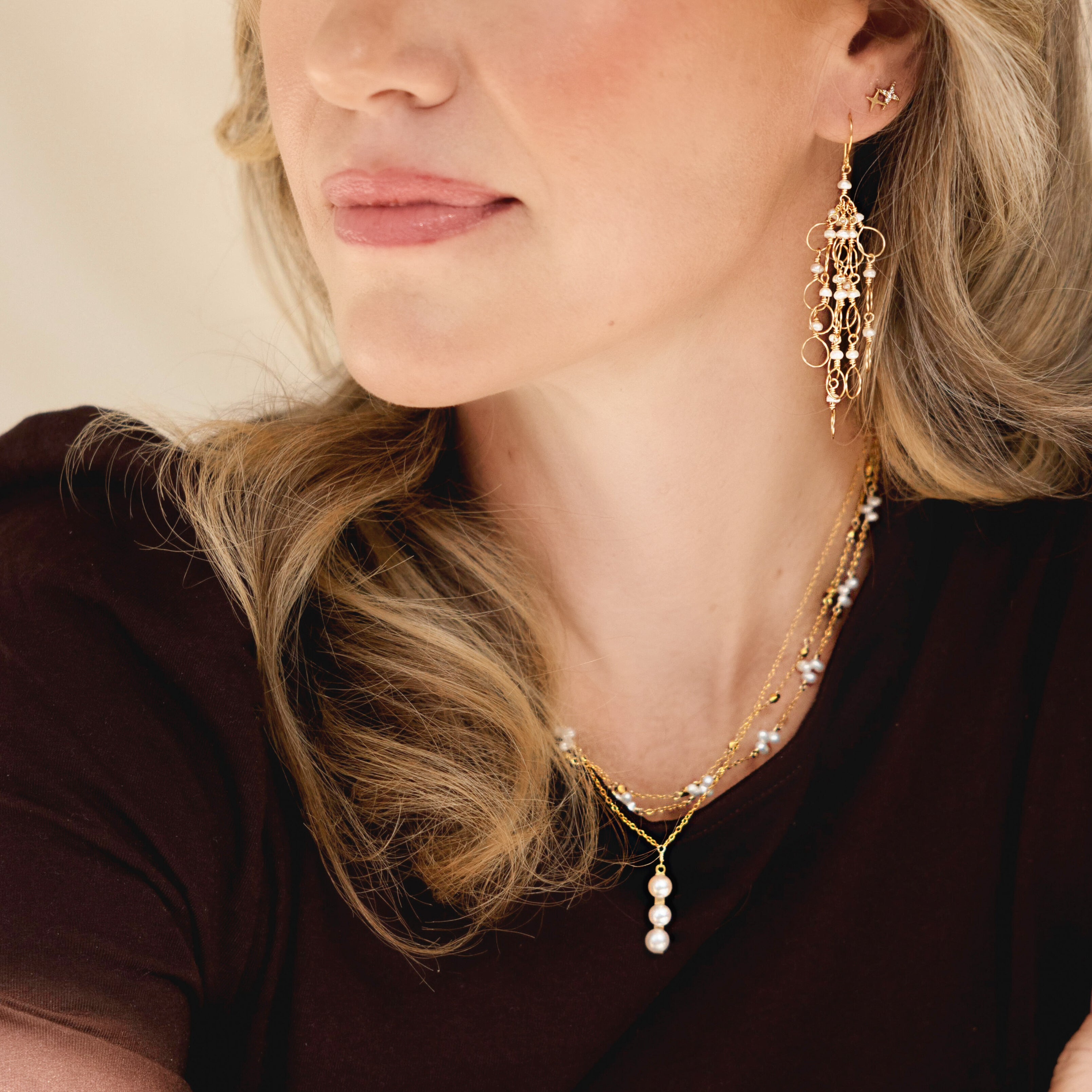 Pearl Bar Necklace