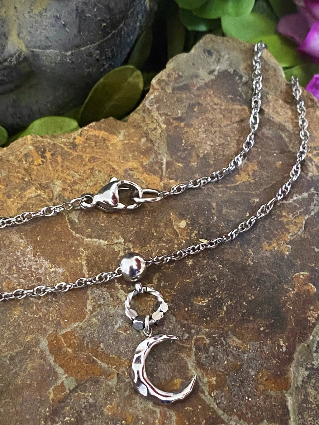 TINY MOON NECKLACE