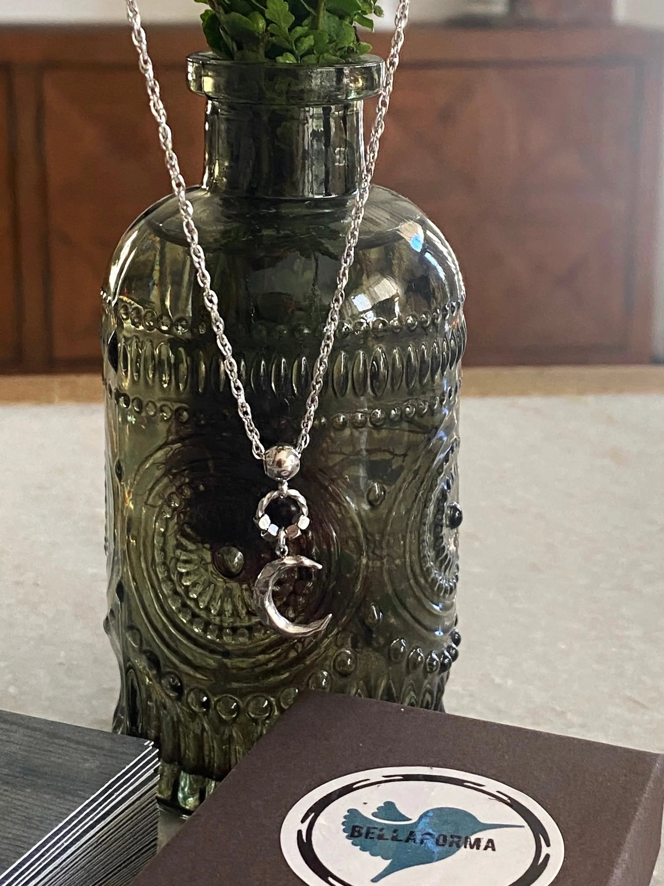 TINY MOON NECKLACE