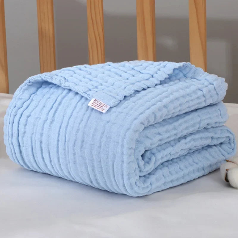 Baby Swaddle Blanket Muslin Newborn Wrap for Child Kids Boys Girls