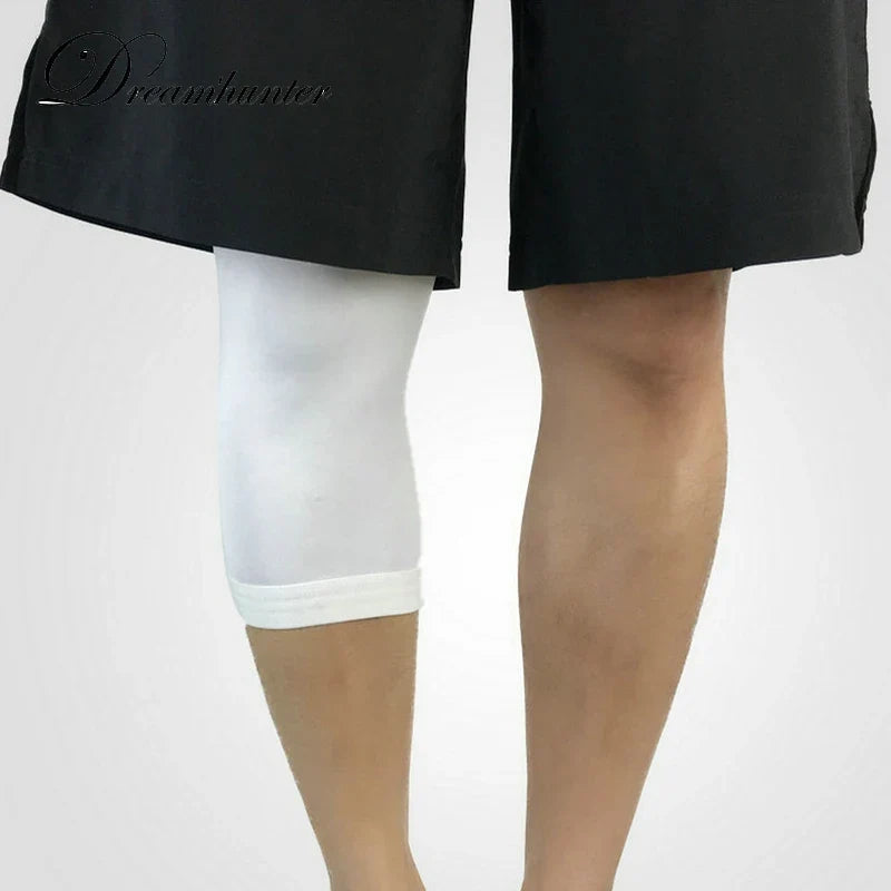 1pc Soft Sports Knee Pads Breathable Kneeling Compression Elastic Fitness Cycling Basketball Leg Sleeve Knee Support Guard Brace