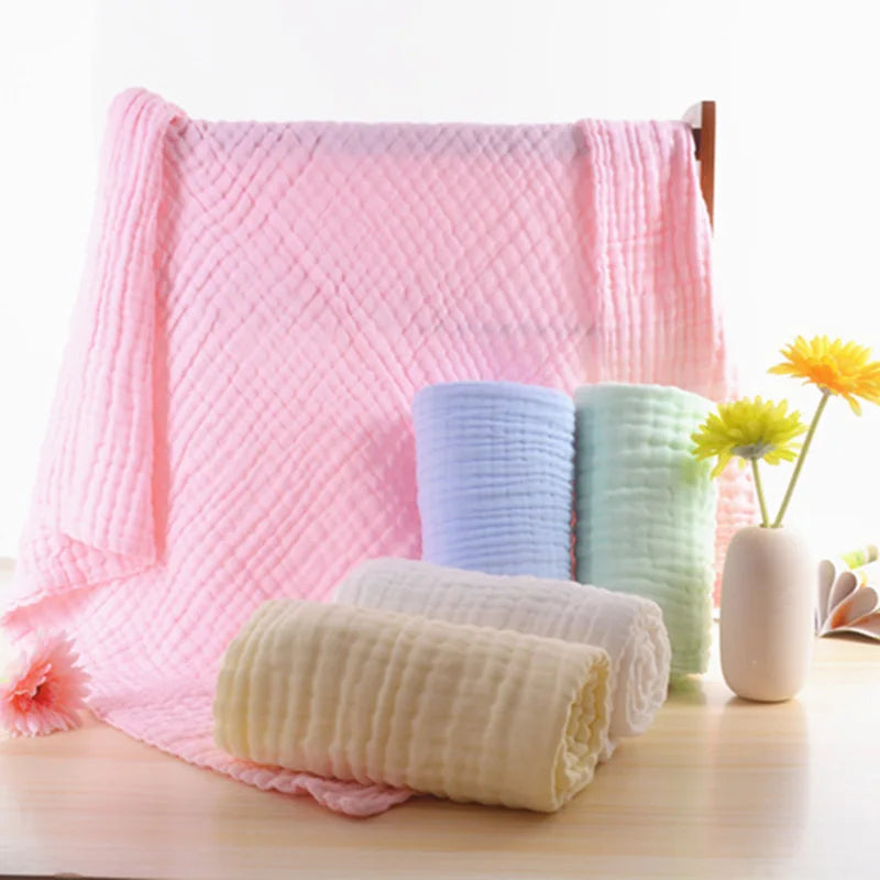 Baby Swaddle Blanket Muslin Newborn Wrap for Child Kids Boys Girls