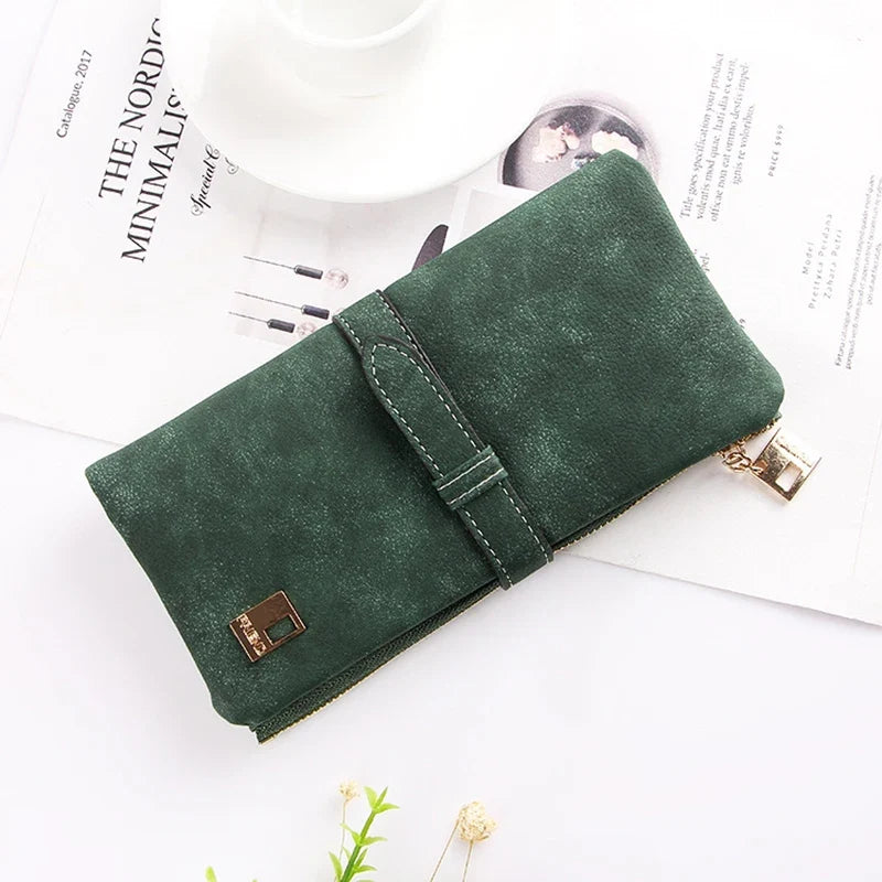 Luxury Designer Women's Long Wallet New Multi-card Position Clutch Handbags Female Multi-function Coin Purse Card Holder Pouch