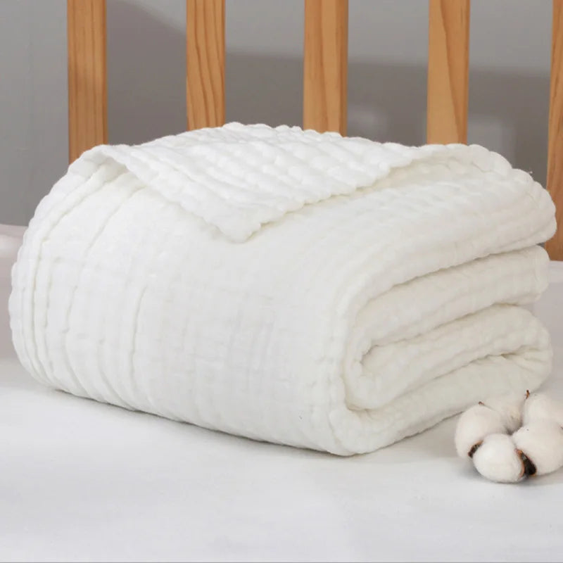 Baby Swaddle Blanket Muslin Newborn Wrap for Child Kids Boys Girls