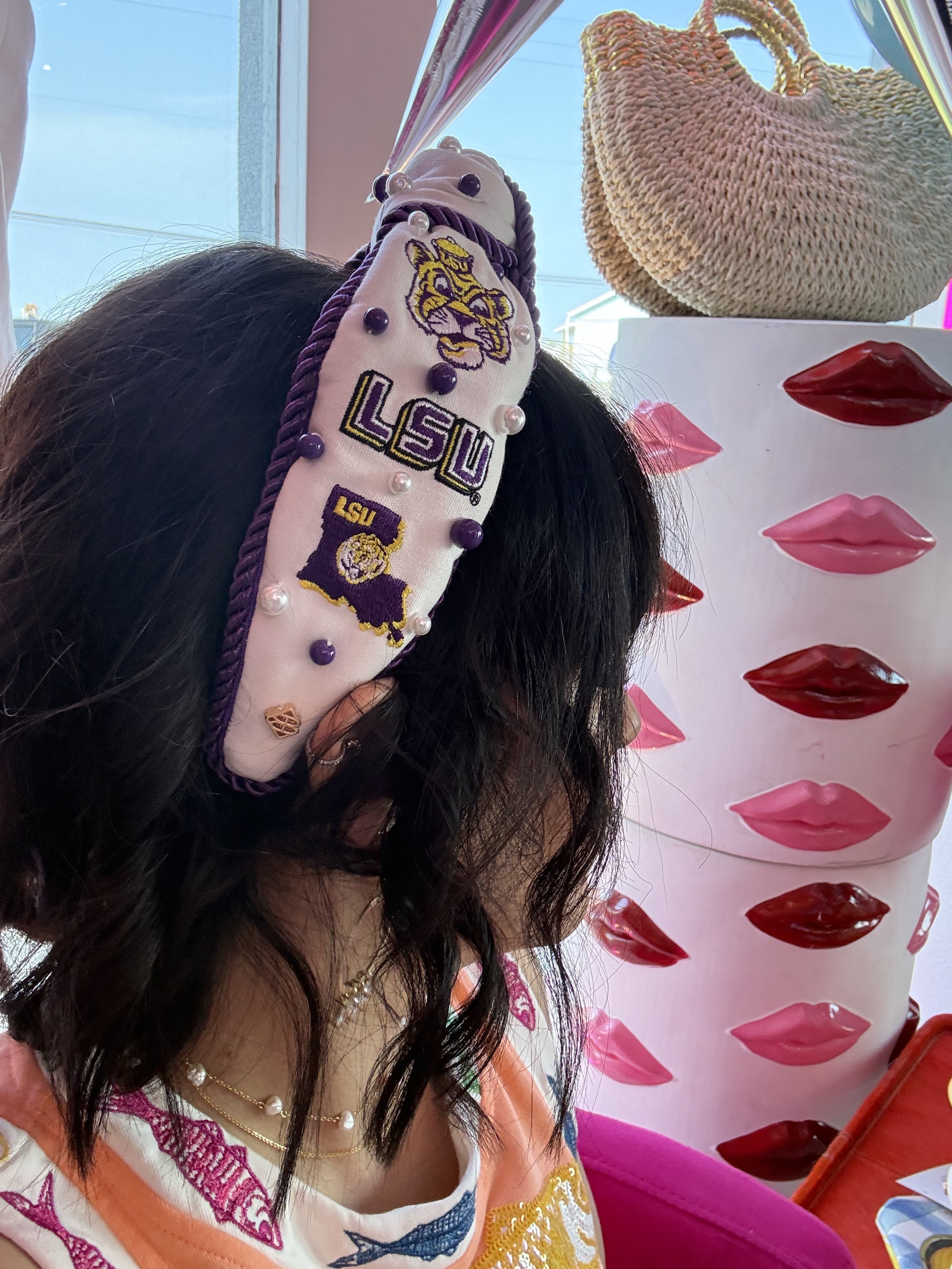 BRIANNA CANNON - 
LSU College Vault Rope Headband