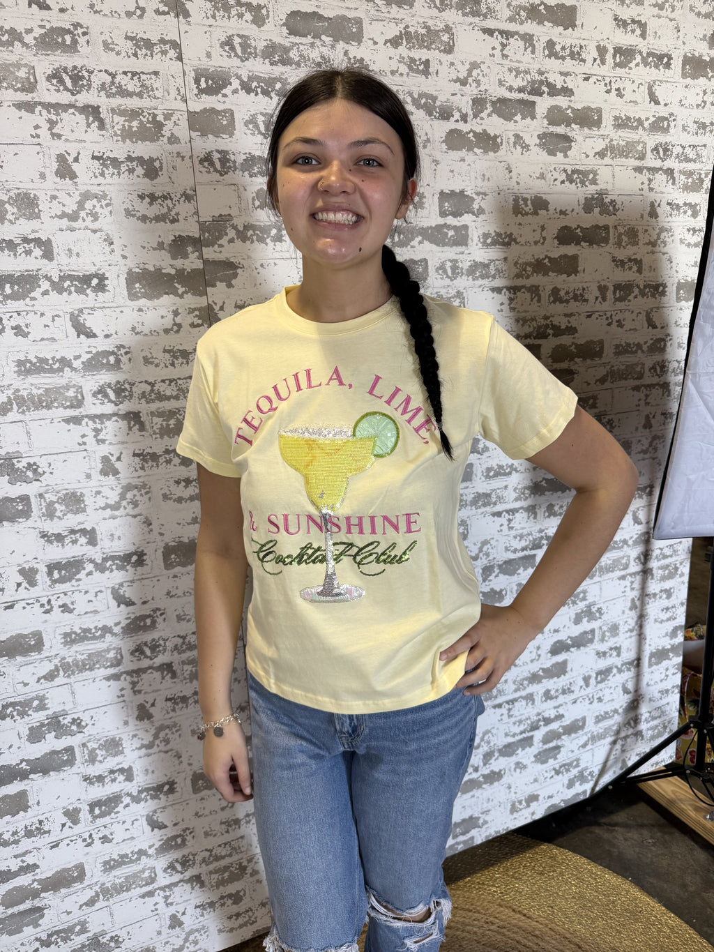 Brianna Cannon - TEQUILA, LIME & SUNSHINE COCKTAIL CLUB TEE
