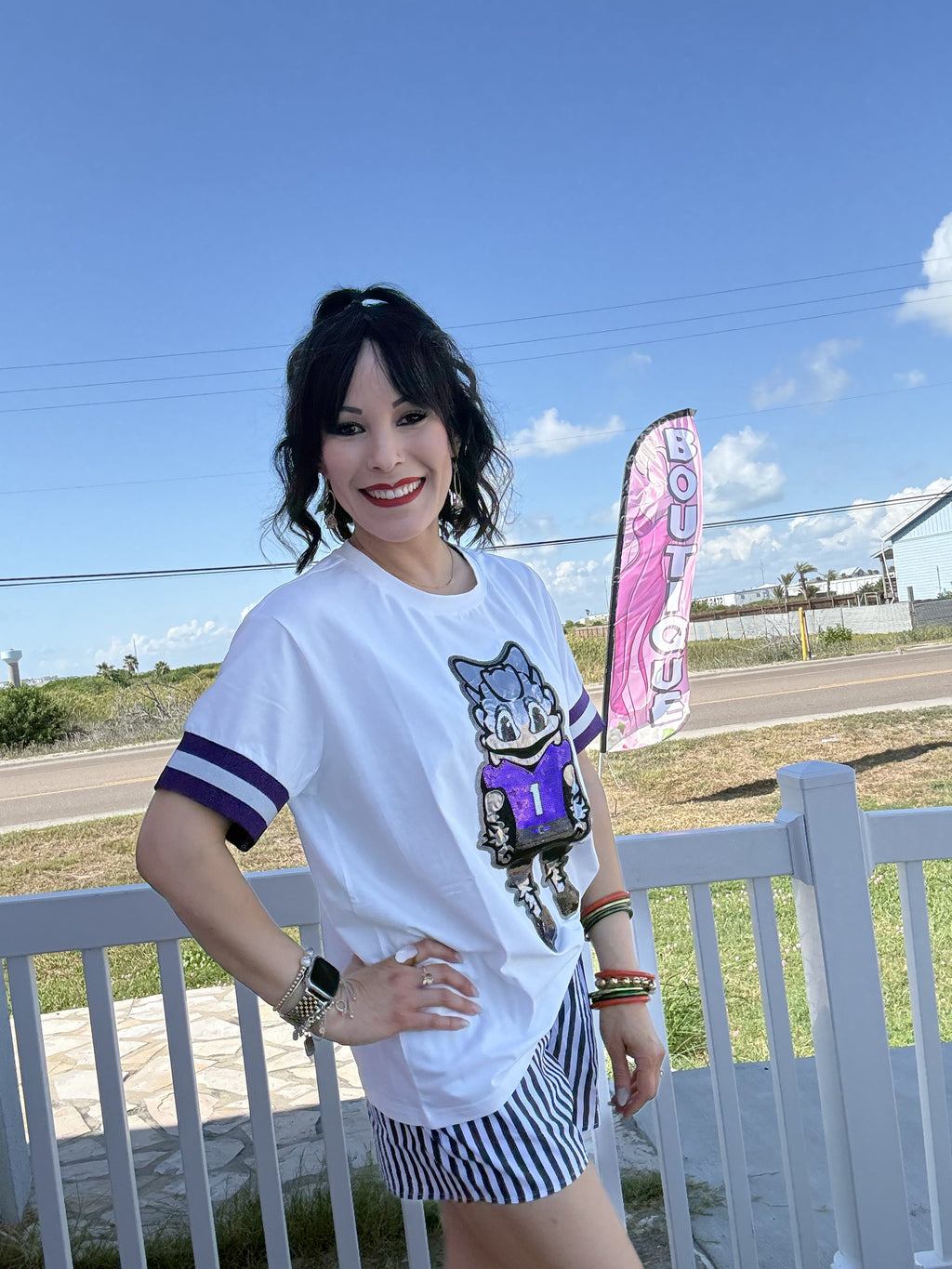 Brianna Cannon • TCU Sparkle Logo T-Shirt