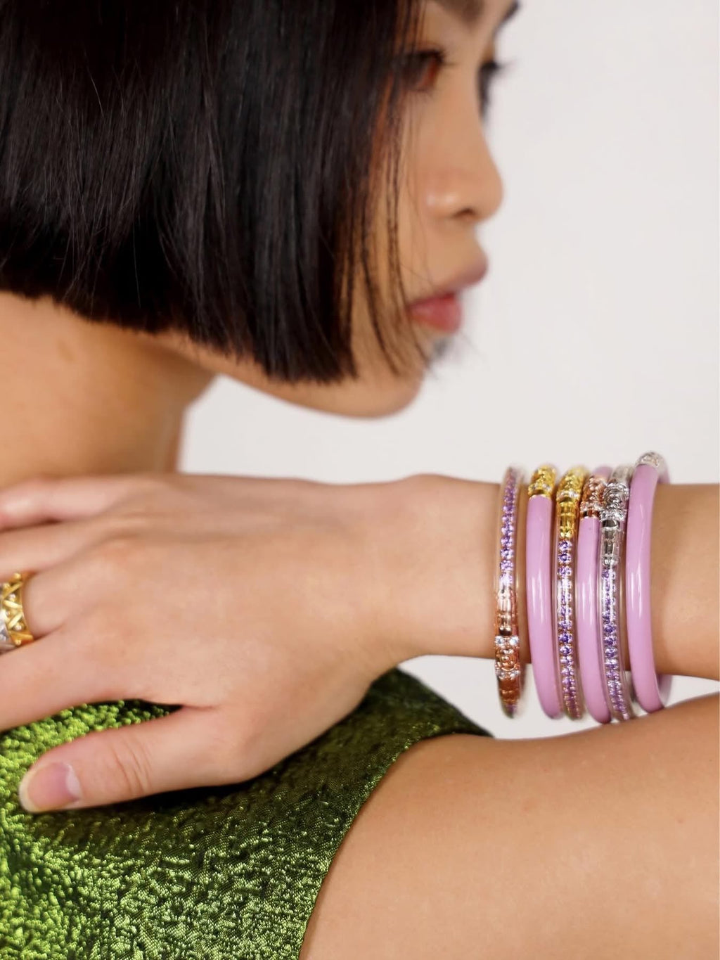 Budhagirl Three Kings All Weather Bangles® (AWB®) - Lilac
