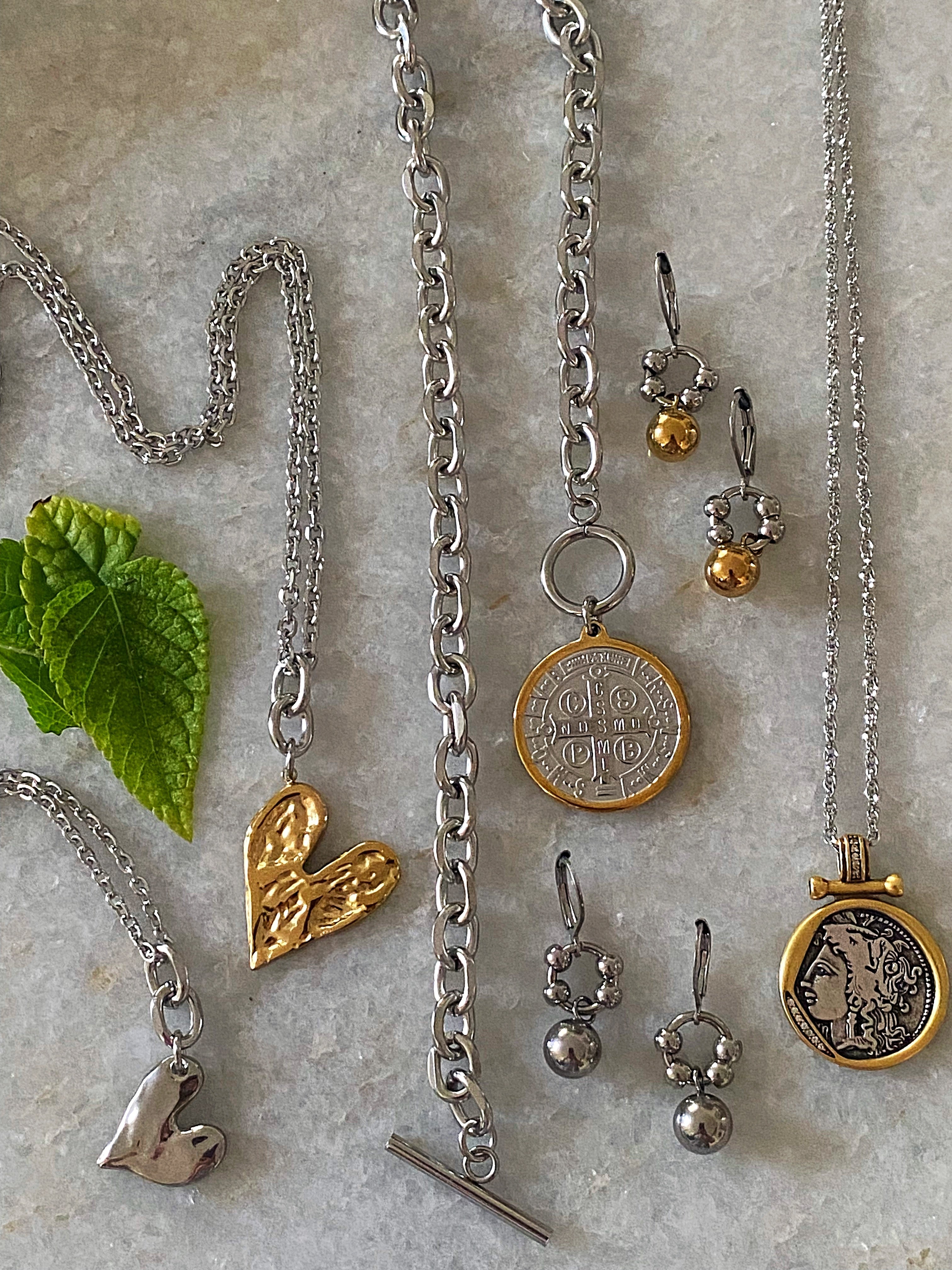 ST. BENEDICT TOGGLE NECKLACE