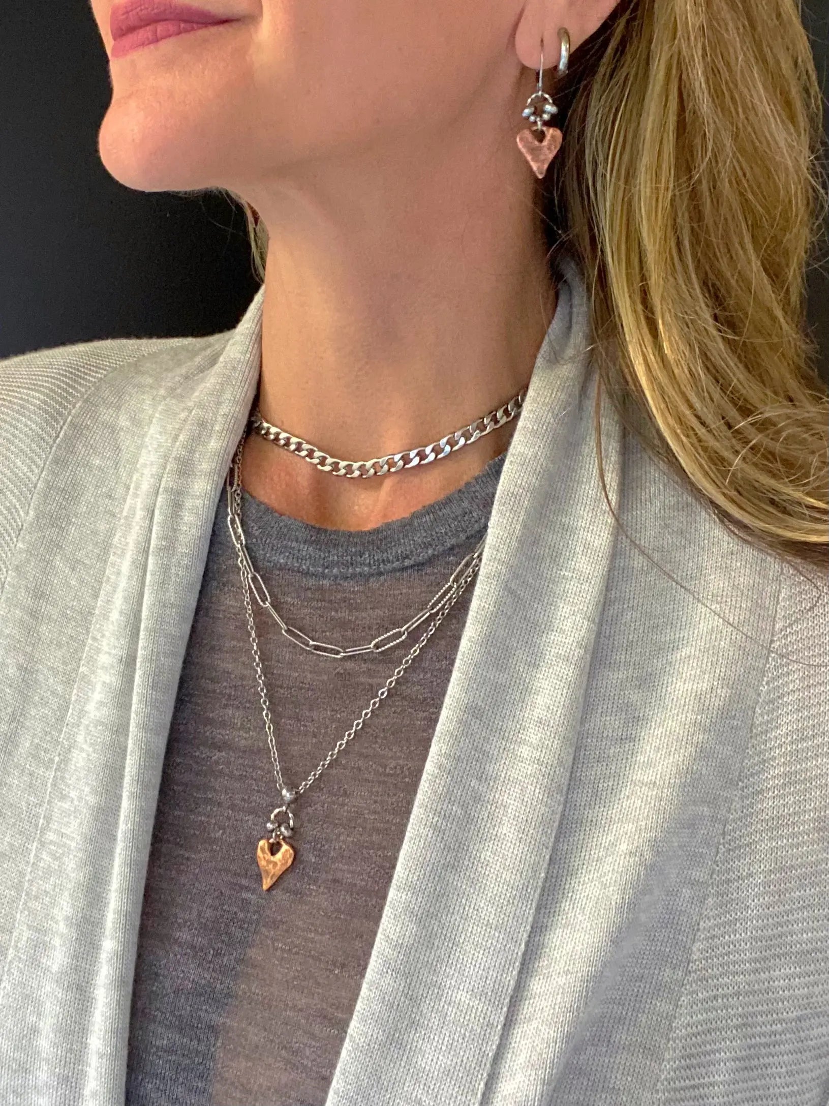 RUSTIC HEART NECKLACE