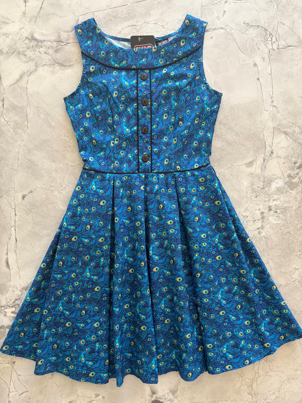 Elizabeth Dress in Peacock - XL only