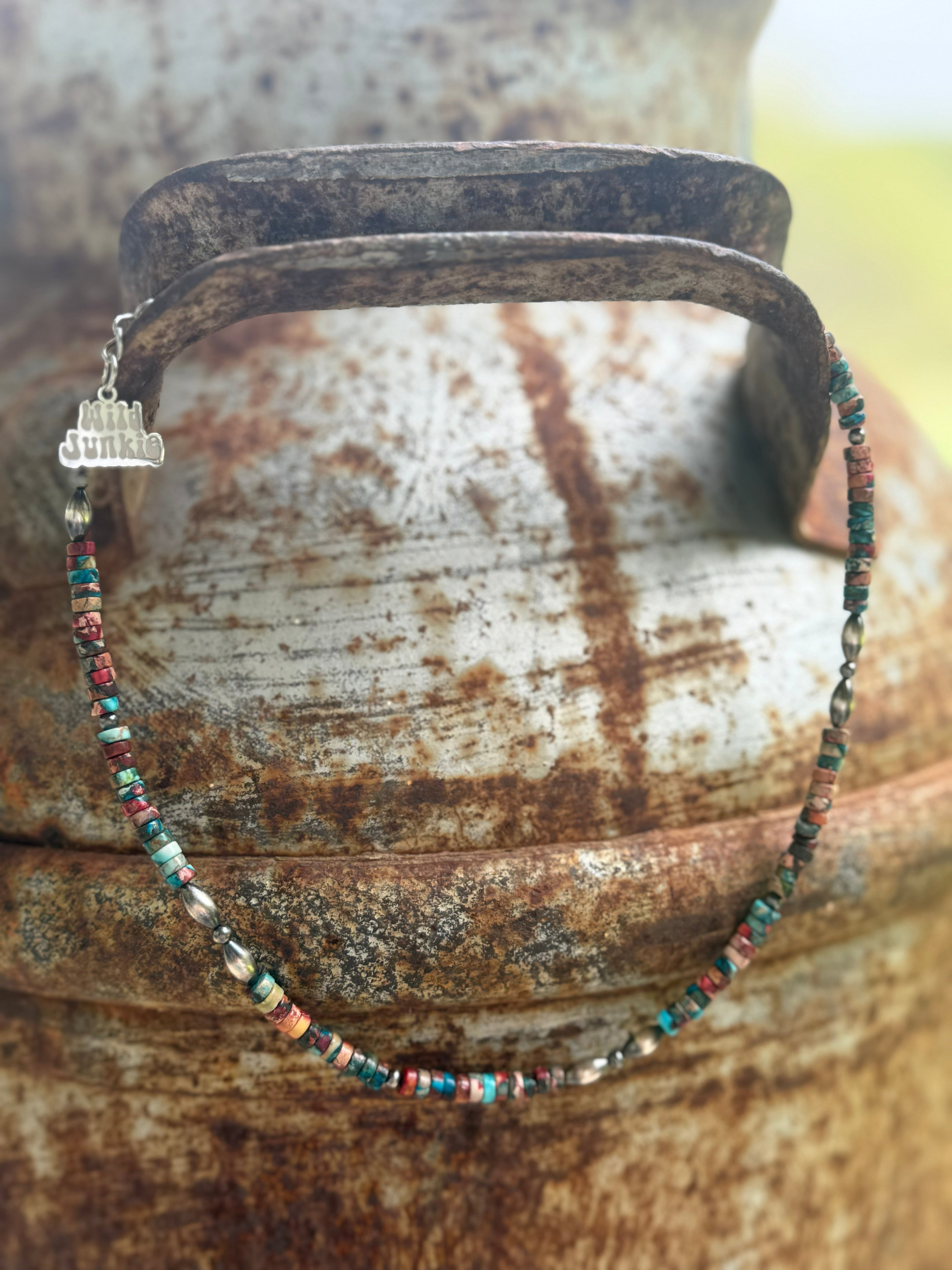 Canyon Clay Turquoise Beaded Necklace